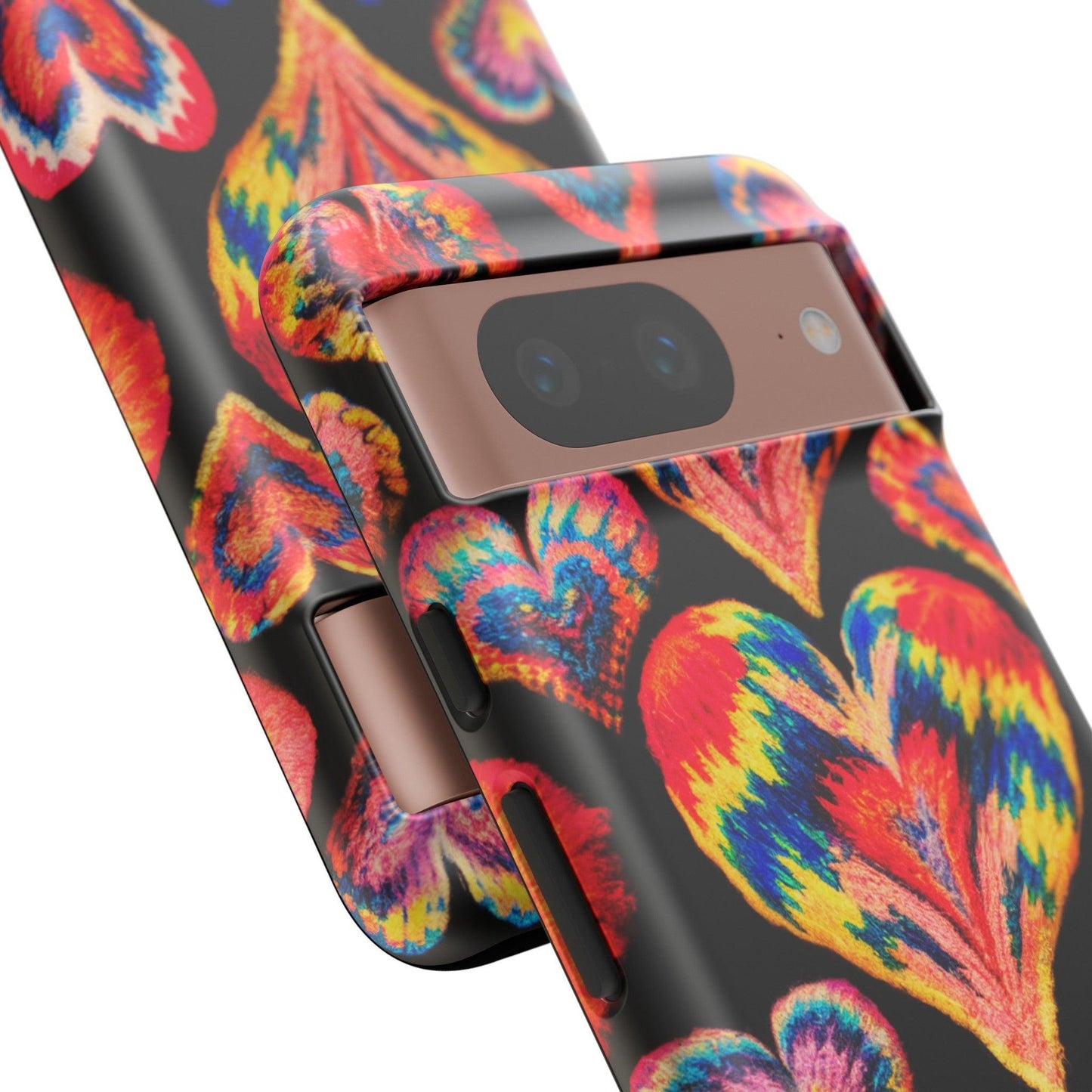 Tough Phone Case :" Eclectic Elegance Phone Case Collection" ( Hearts patterns)