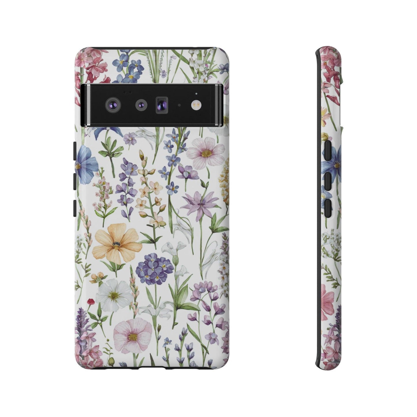 Tough Cellphone Case :" Eclectic Elegance Phone Case Collection" ( Floral patterns)