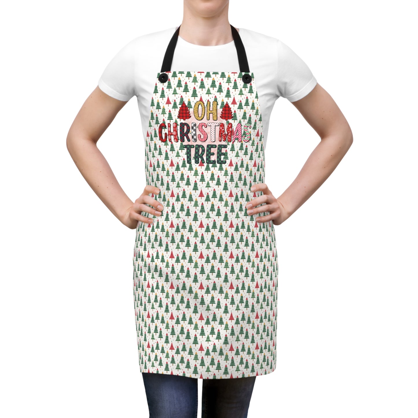 Christmas Tree Design Apron