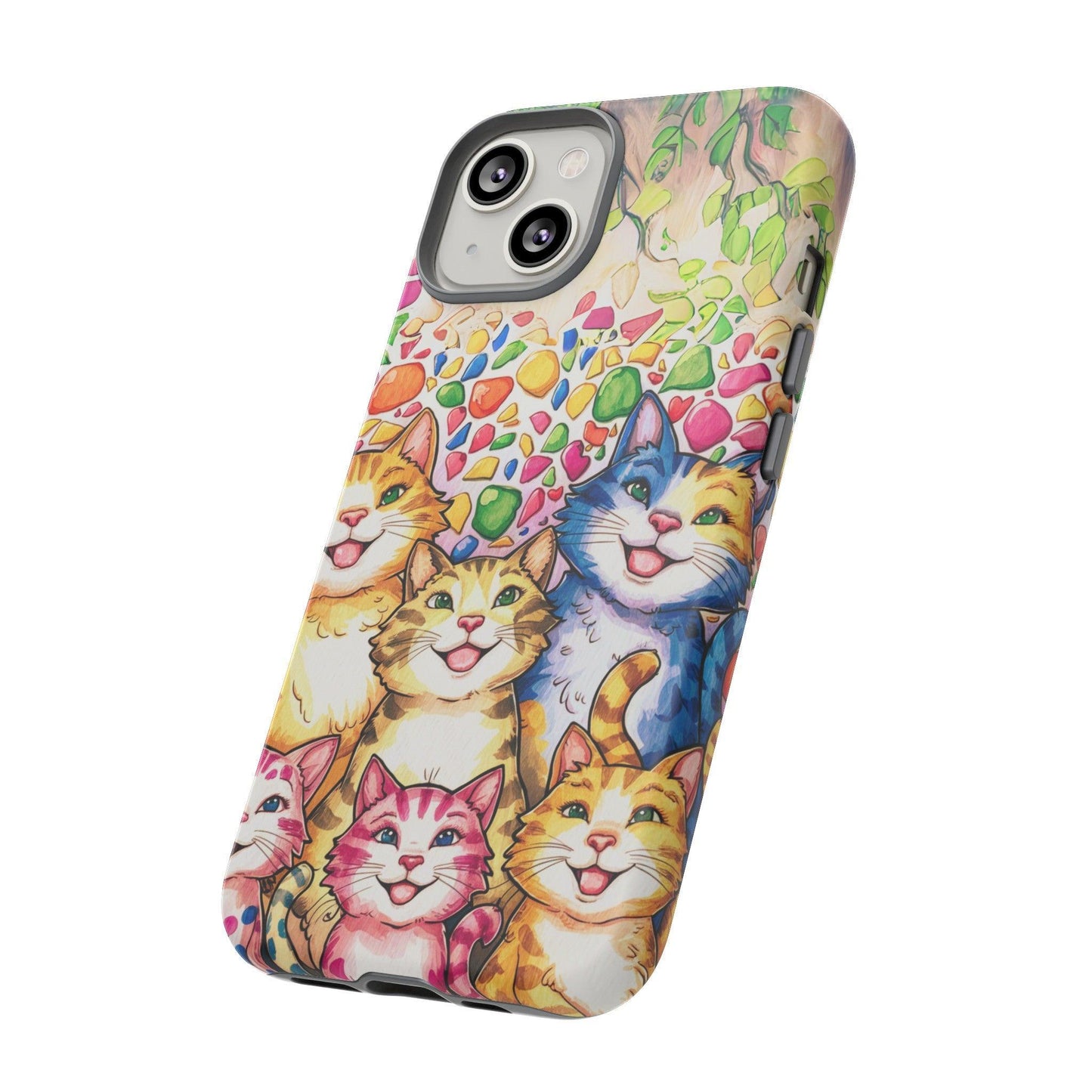 Cat Lovers Collection Tough Cellphone Case - Cosmic Creations by Karen