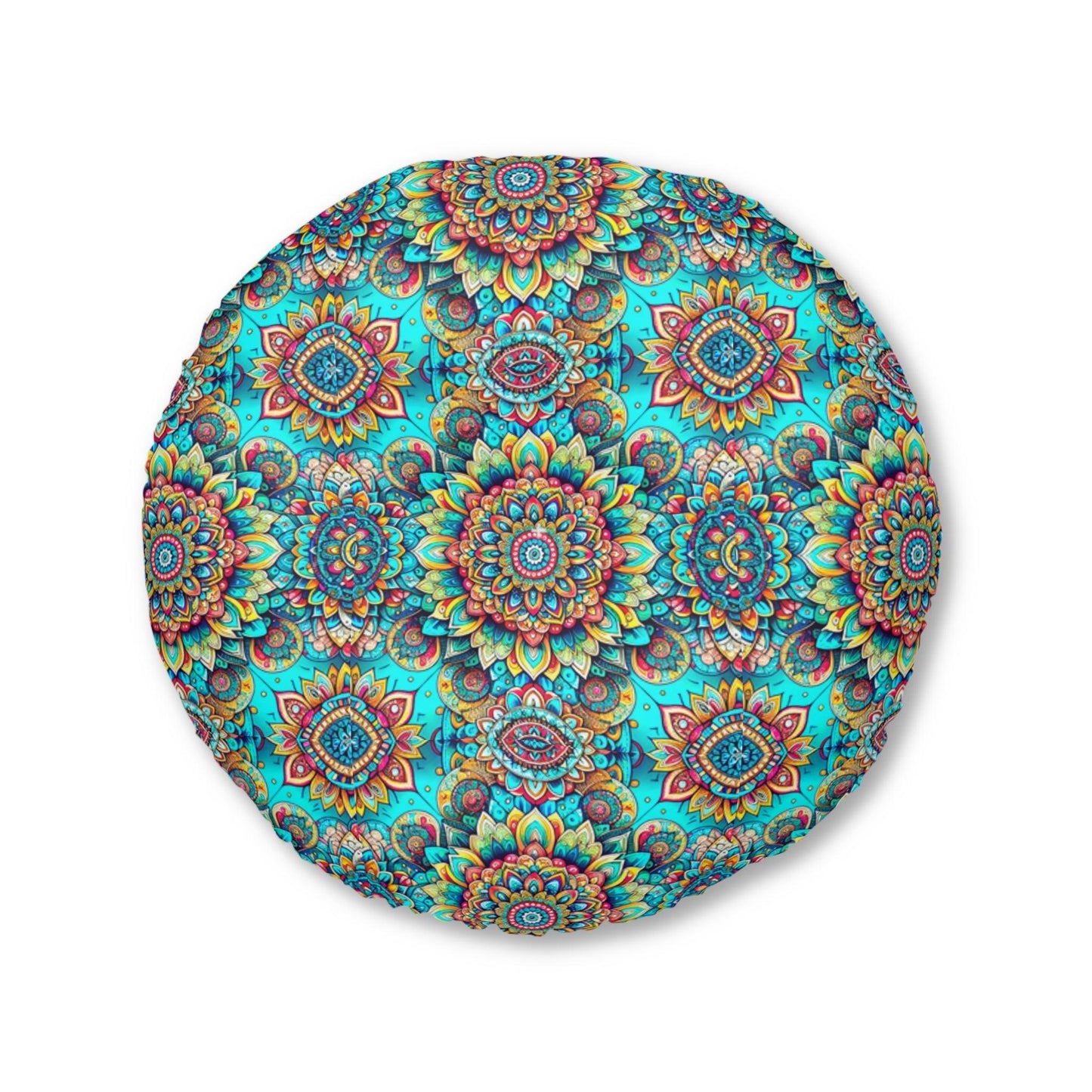 Yoga  Floor  Round Pillow | "Yoga Serenity Collection"