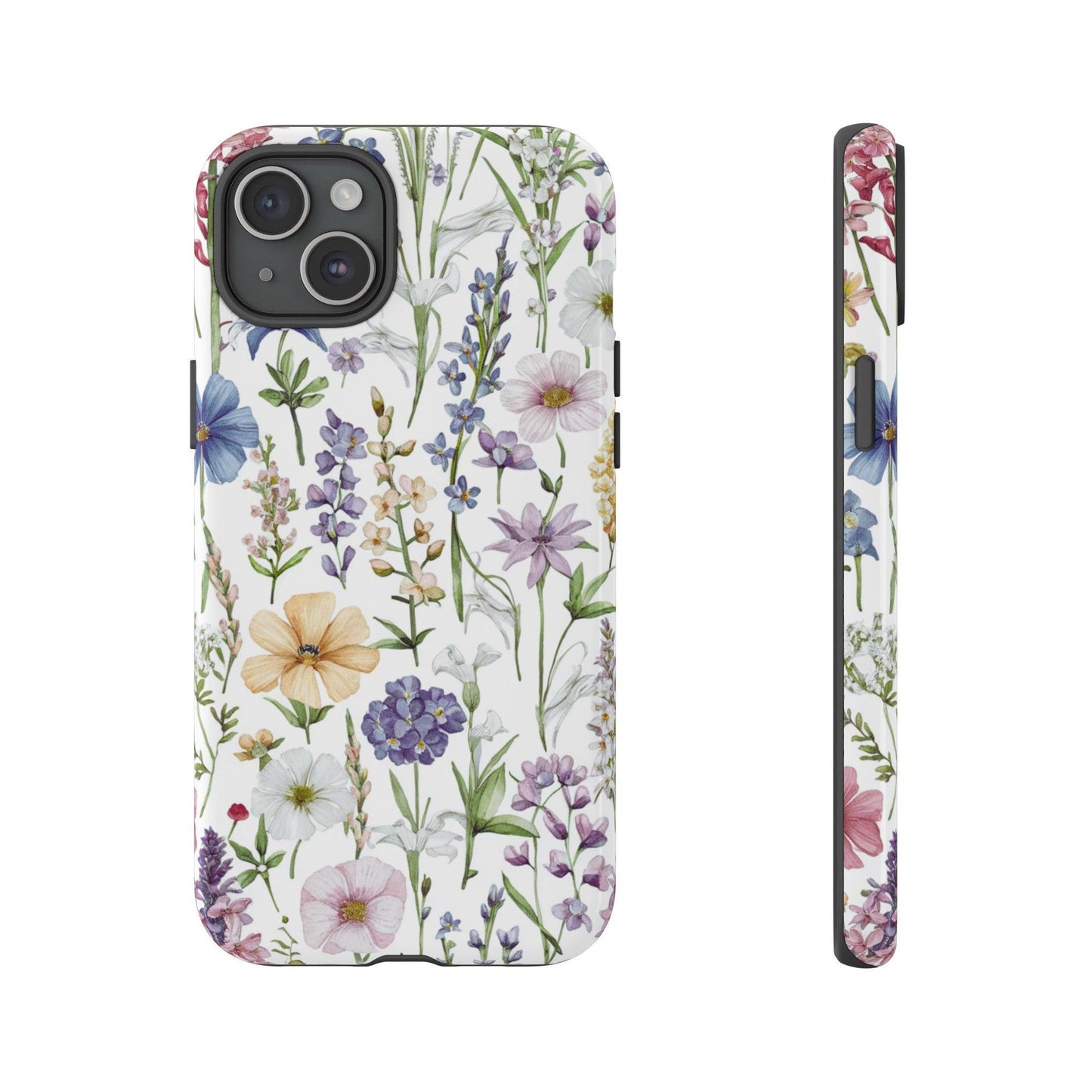 Tough Cellphone Case :" Eclectic Elegance Phone Case Collection" ( Floral patterns)