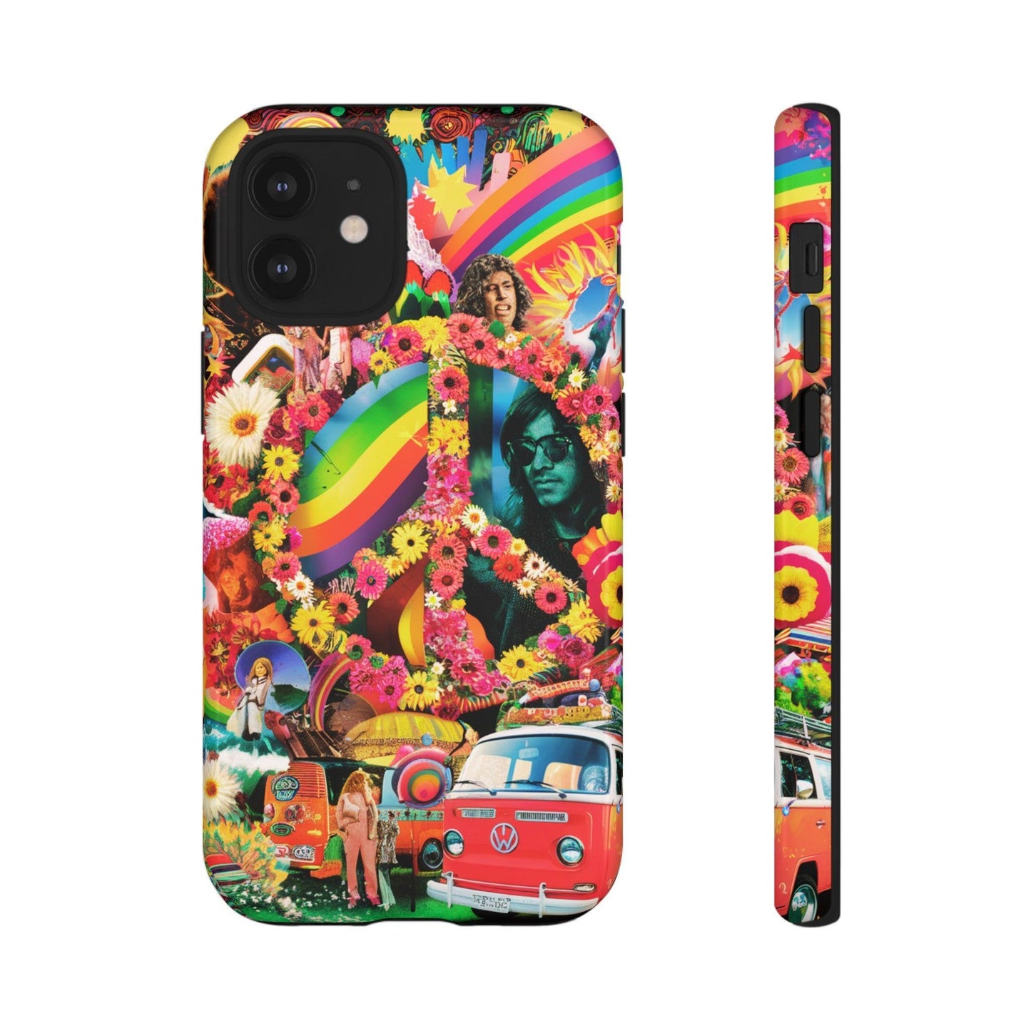 Tough Phone Case :" Eclectic Elegance Phone Case Collection" ( Hippie Style patterns)