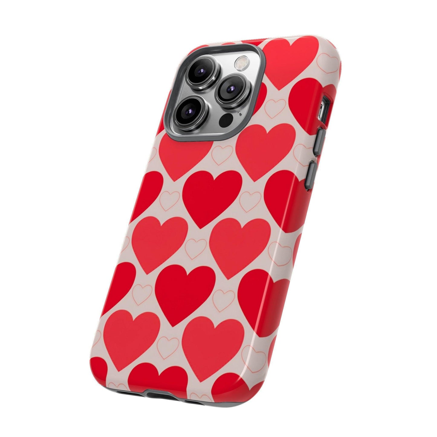 Tough Phone Case :" Eclectic Elegance Phone Case Collection" ( Hearts patterns)