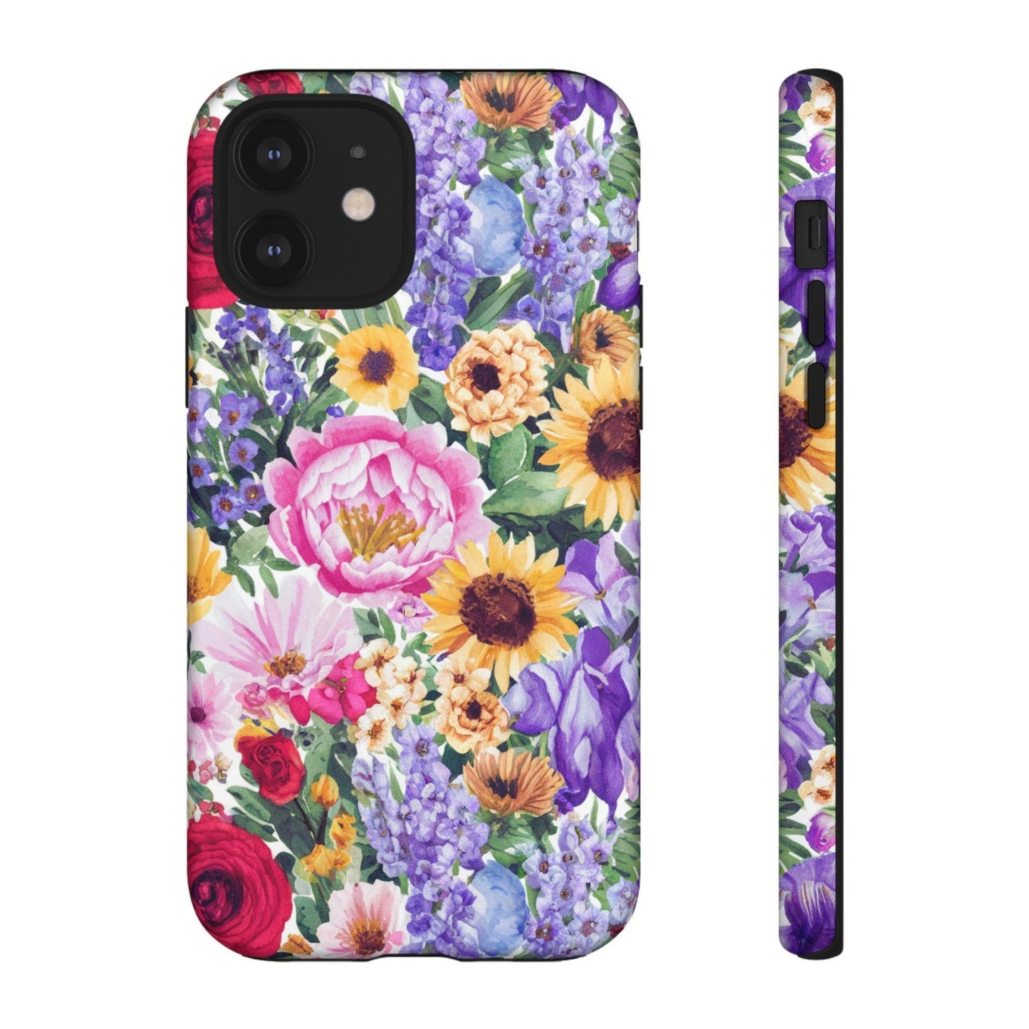 Tough Cellphone Case :" Eclectic Elegance Phone Case Collection" ( Floral patterns)