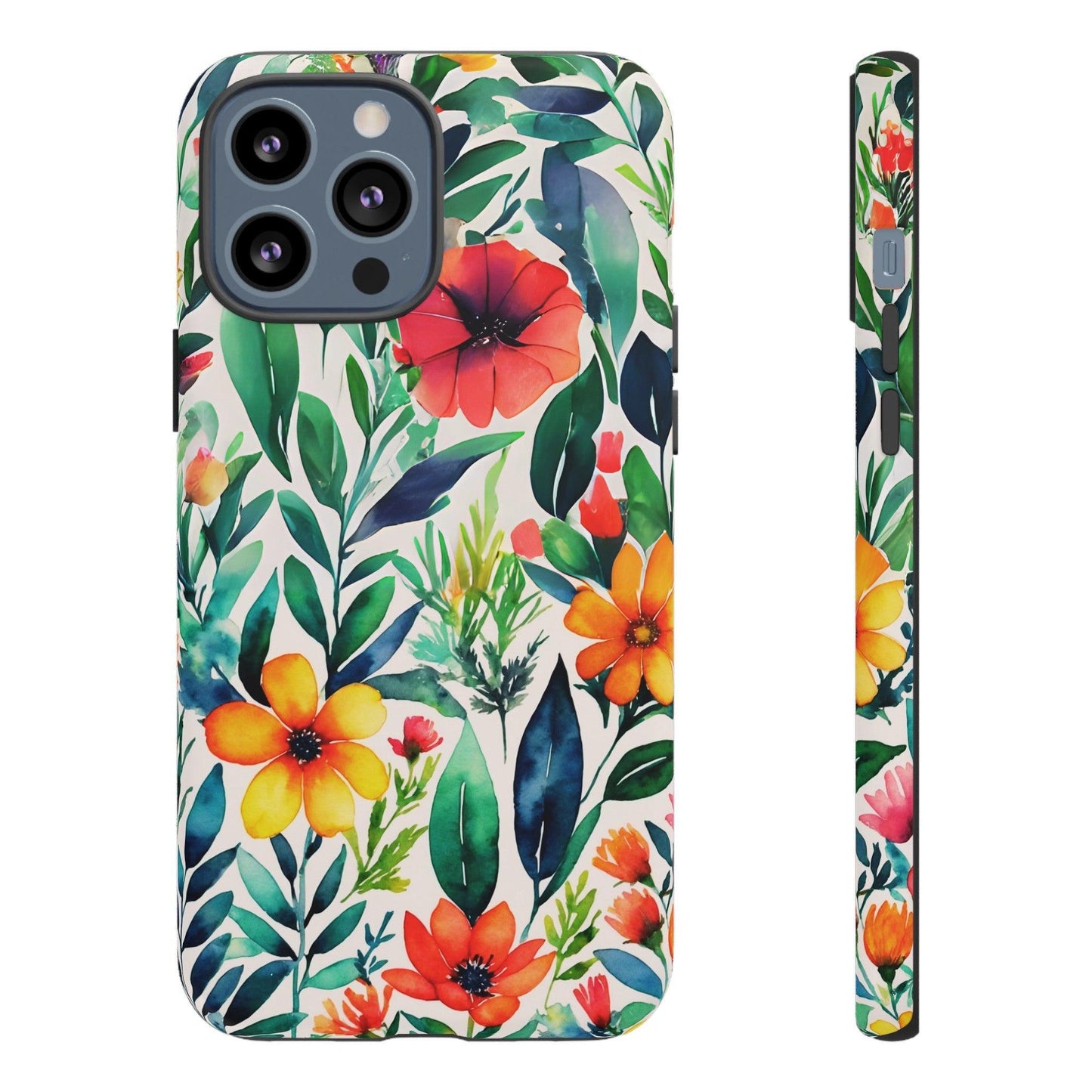 Tough Cellphone Case :" Eclectic Elegance Phone Case Collection" ( Floral patterns)