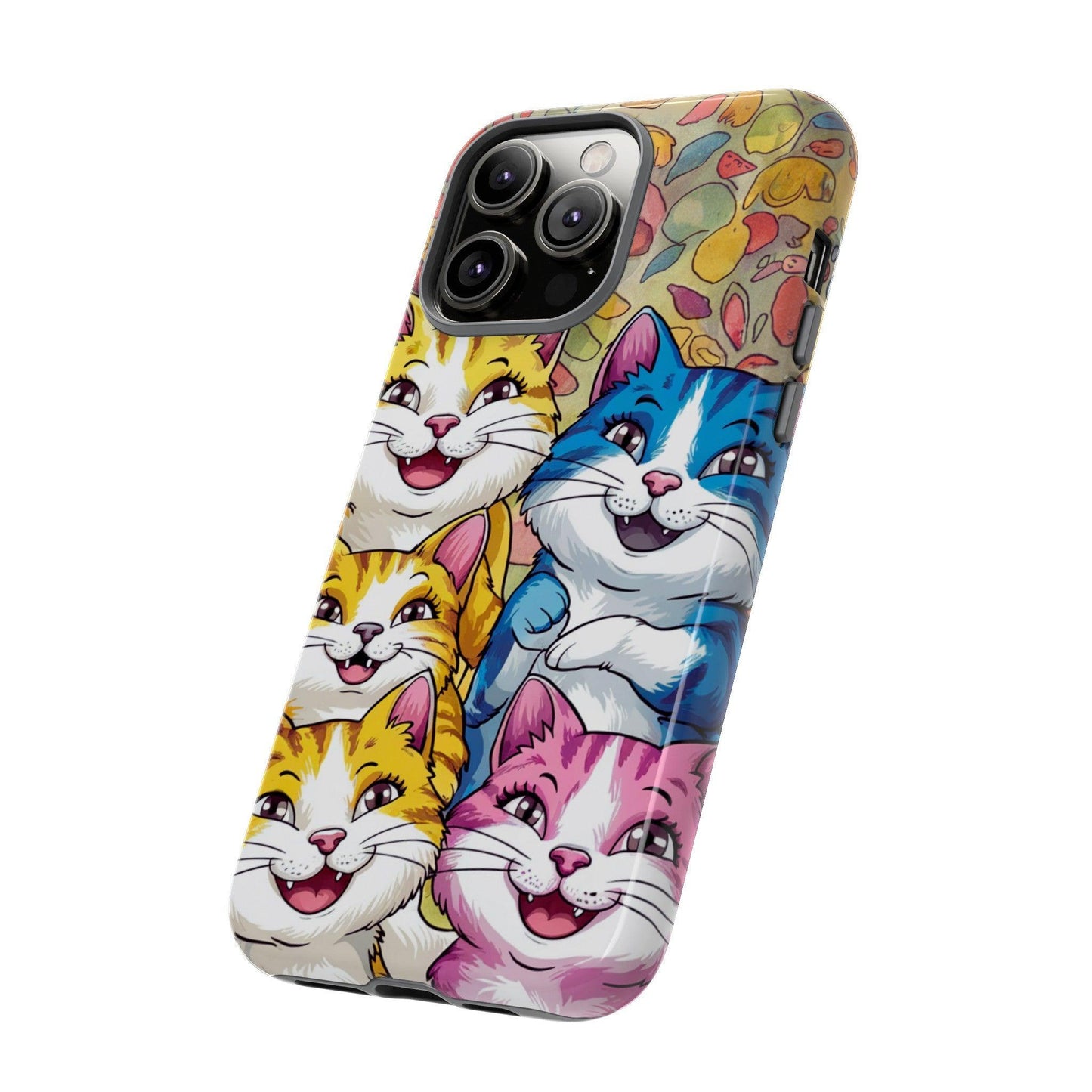 Cat Lovers Collection Tough Cellphone Case - Cosmic Creations by Karen