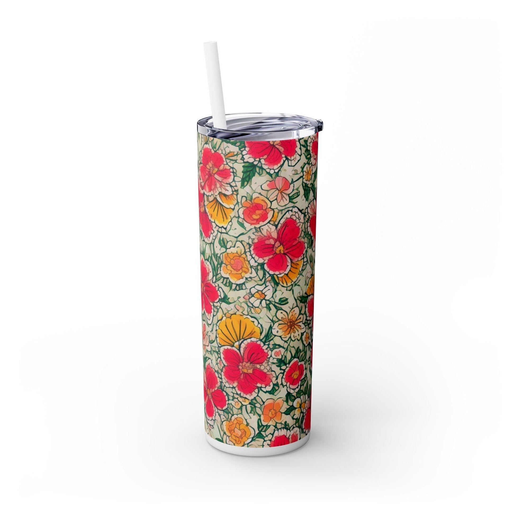 Whimsical Sips Skinny Tumbler Collectionr | Tumblerwith Straw, 20oz | keep your drinks hot for 12h and cold for 24h - Cosmic Creations by Karen