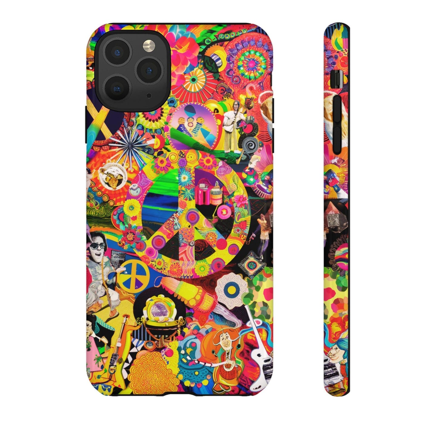 Tough Phone Case :" Eclectic Elegance Phone Case Collection" ( Hippie Style patterns)