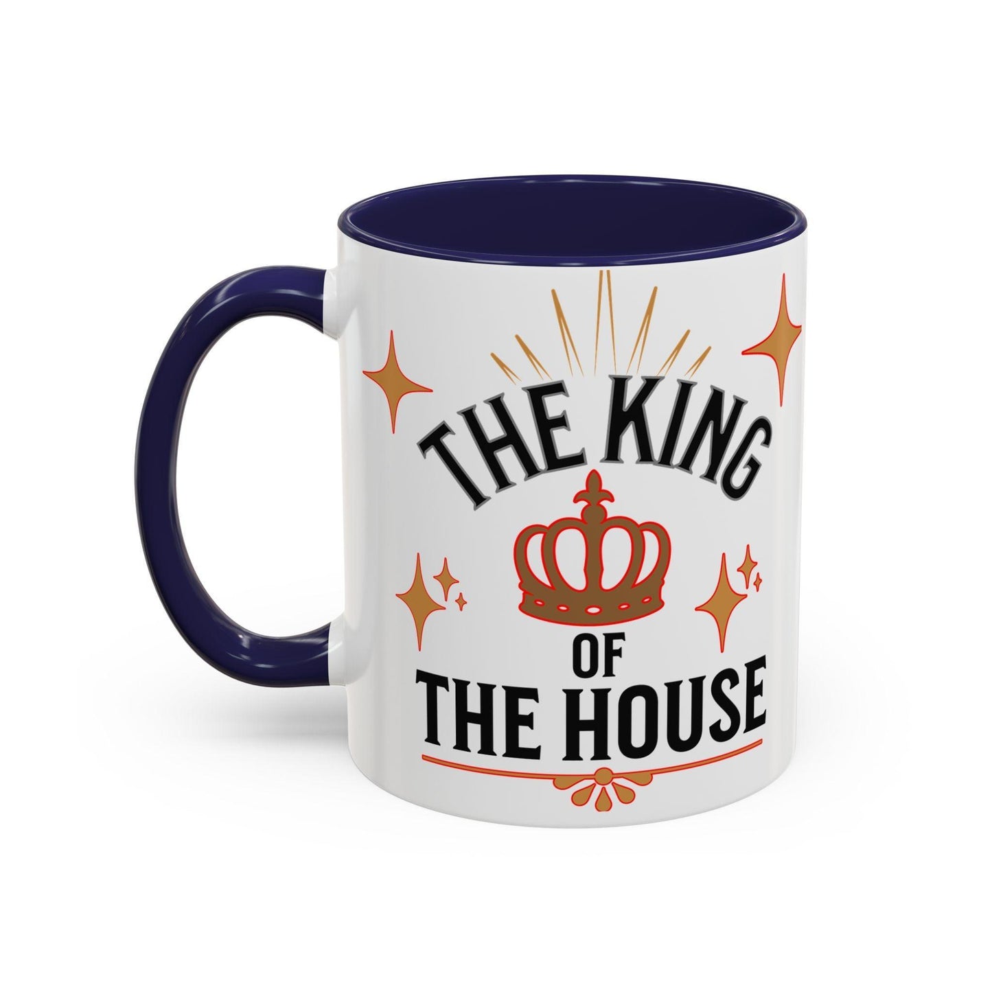 Royal Accent Coffee Mug   (11, 15oz)  " Dad, The King of the House Collection"