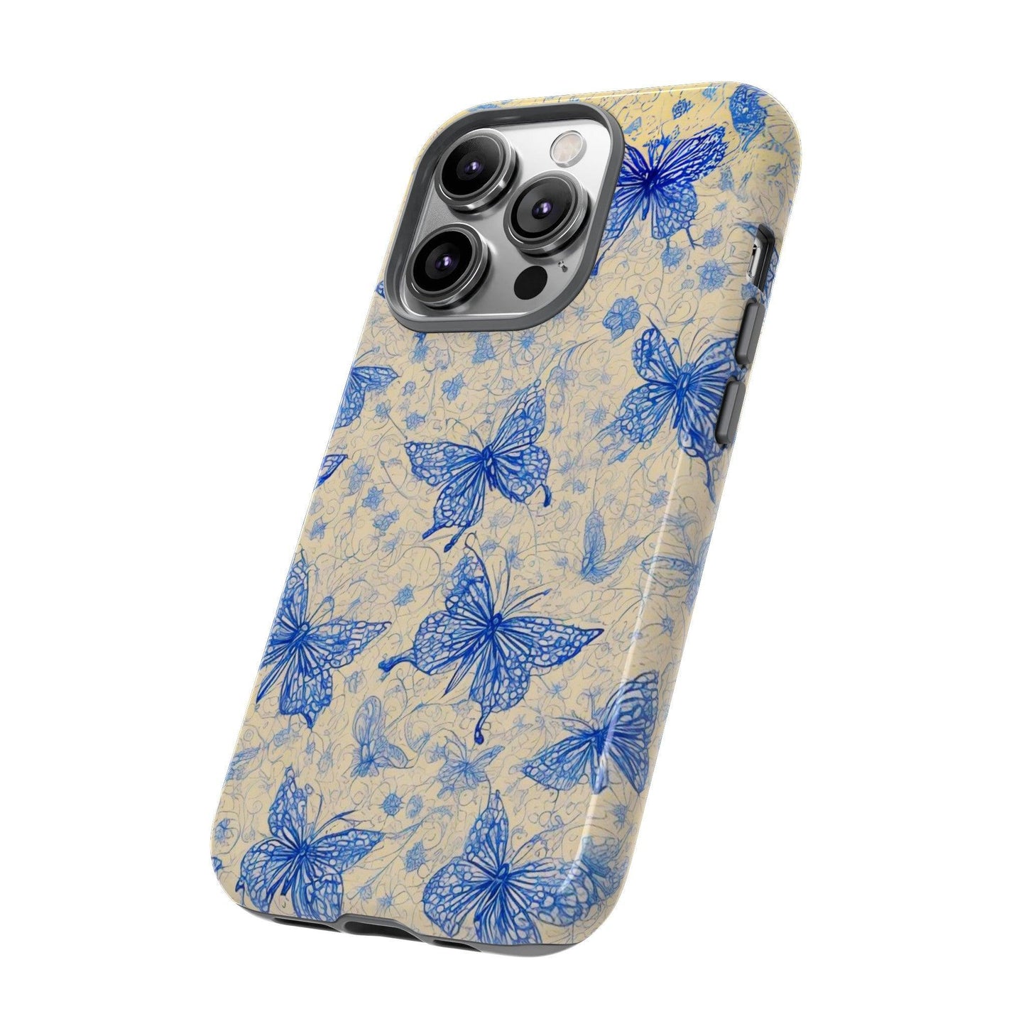 Tough Cellphone Case :" Eclectic Elegance Phone Case Collection" ( Butterflies patterns)