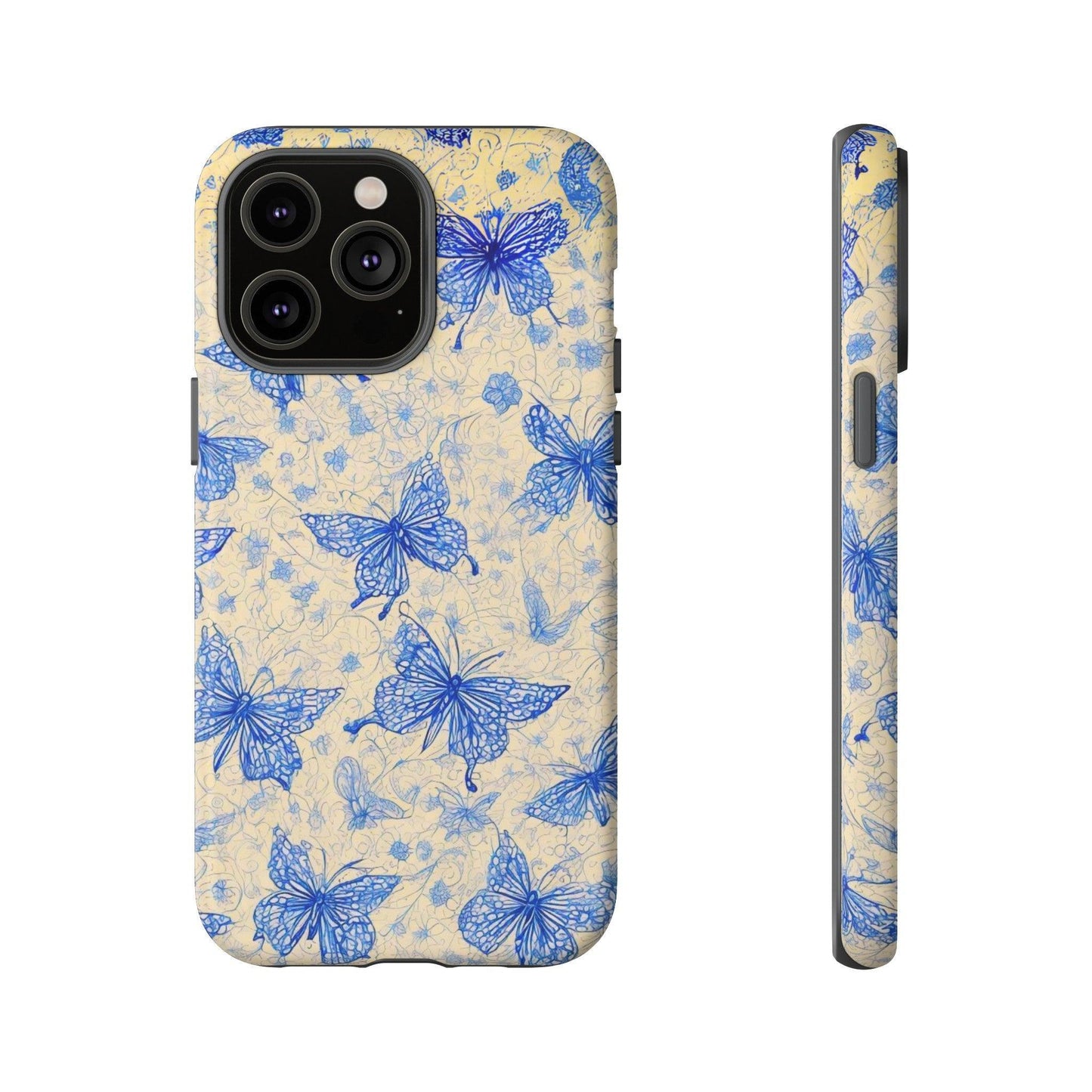 Tough Cellphone Case :" Eclectic Elegance Phone Case Collection" ( Butterflies patterns)