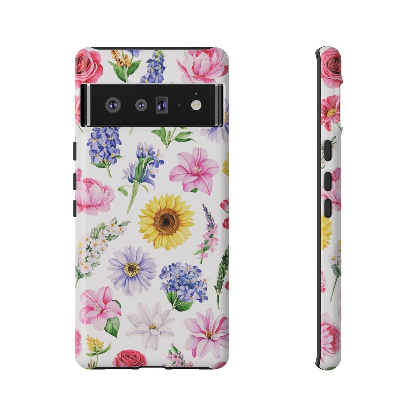 Tough Cellphone Case :" Eclectic Elegance Phone Case Collection" ( Floral patterns)