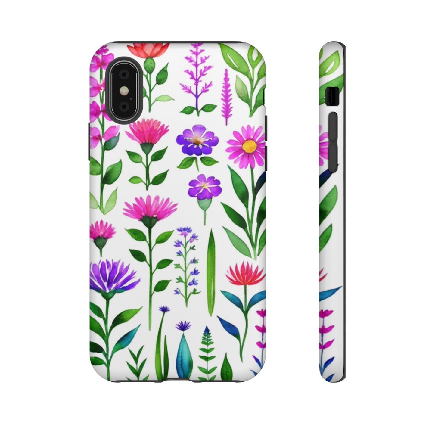 Tough Phone Case :" Eclectic Elegance Phone Case Collection" ( Floral pattern)