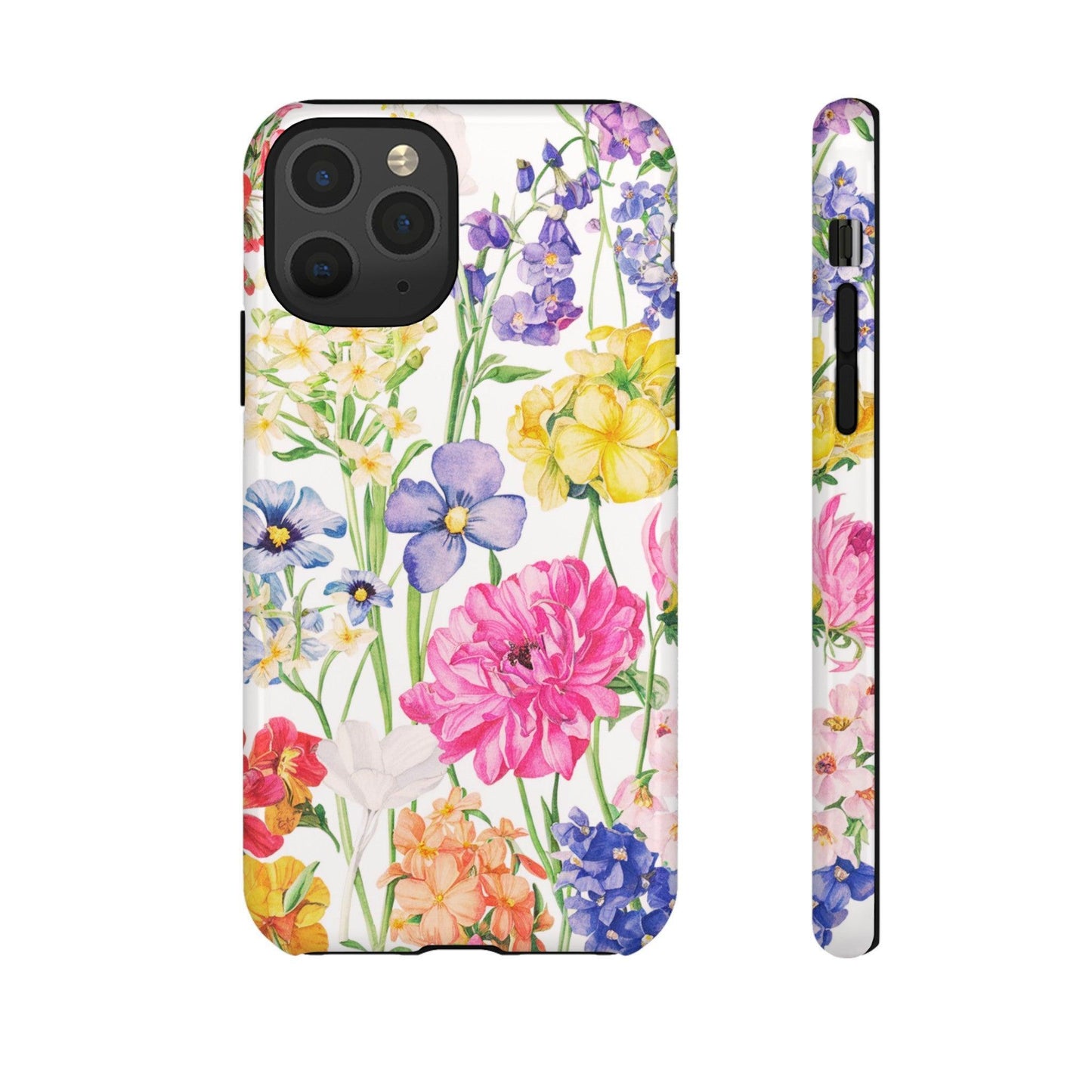 Tough Cellphone Case :" Eclectic Elegance Phone Case Collection" ( Floral patterns)