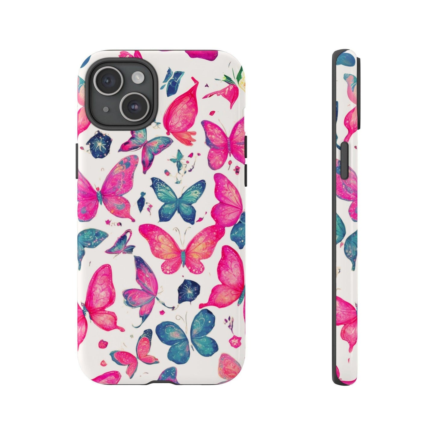 Tough Cellphone Case :" Eclectic Elegance Phone Case Collection" ( Hearts patterns)