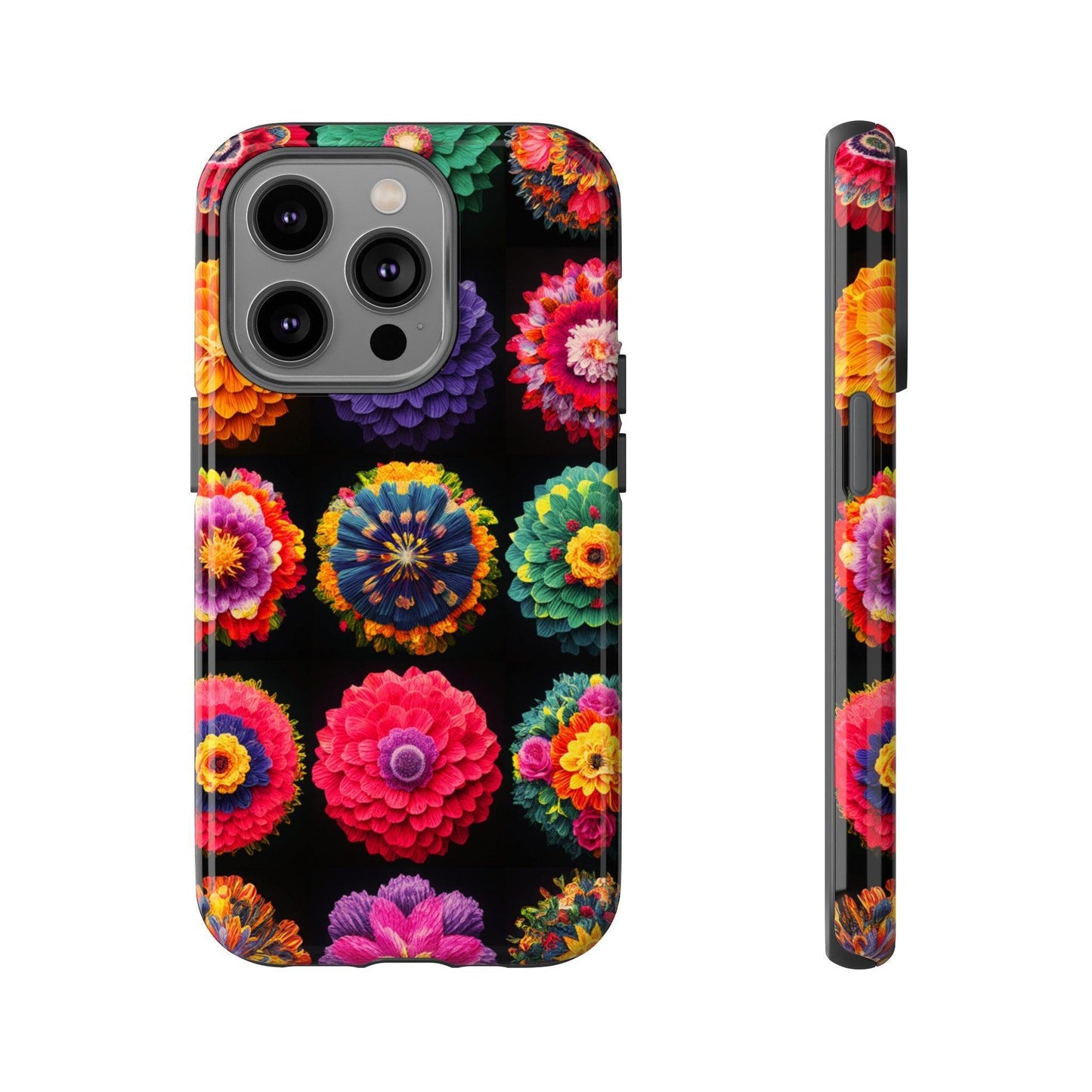 Tough Cellphone Case :" Eclectic Elegance Phone Case Collection" ( Floral patterns)