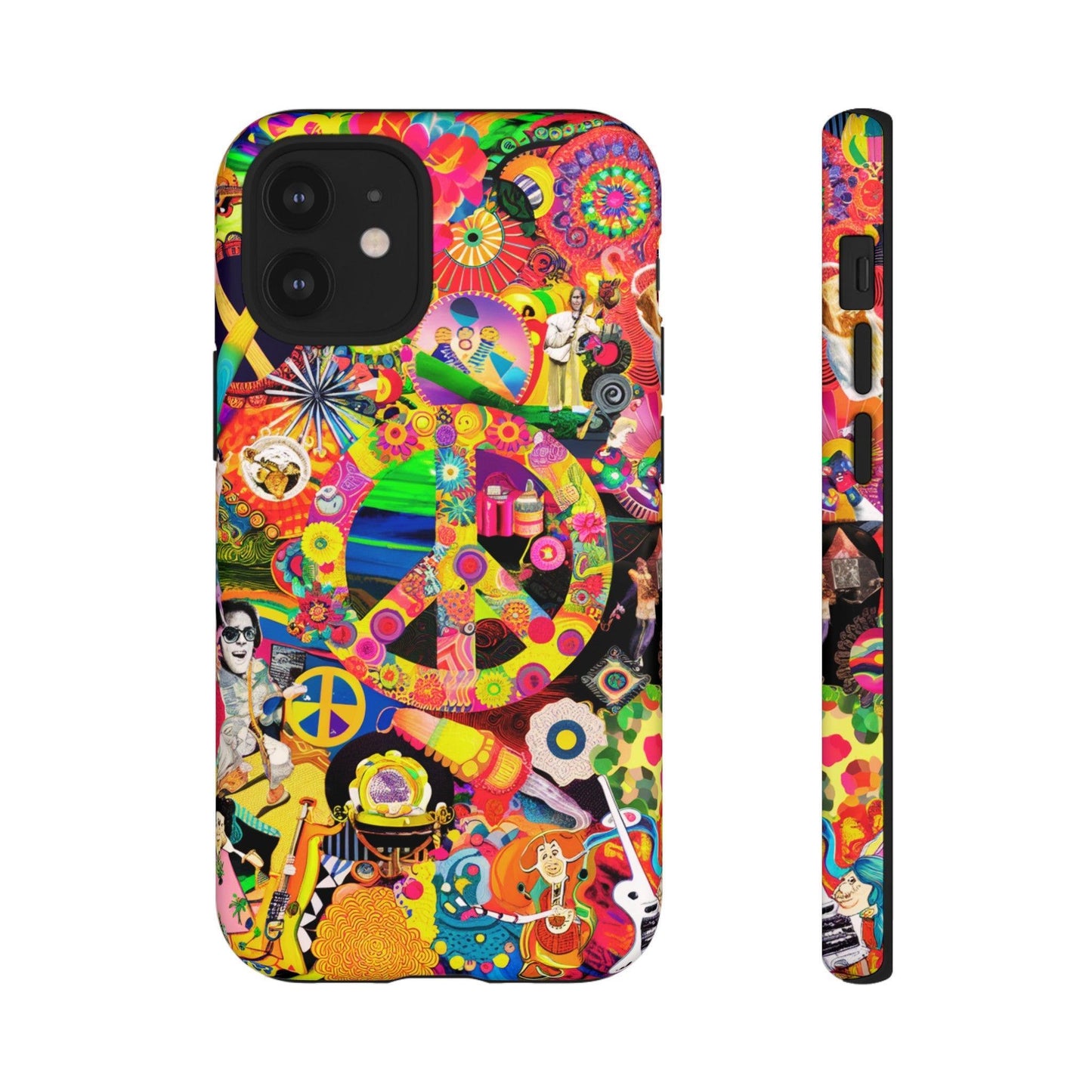 Tough Phone Case :" Eclectic Elegance Phone Case Collection" ( Hippie Style patterns)