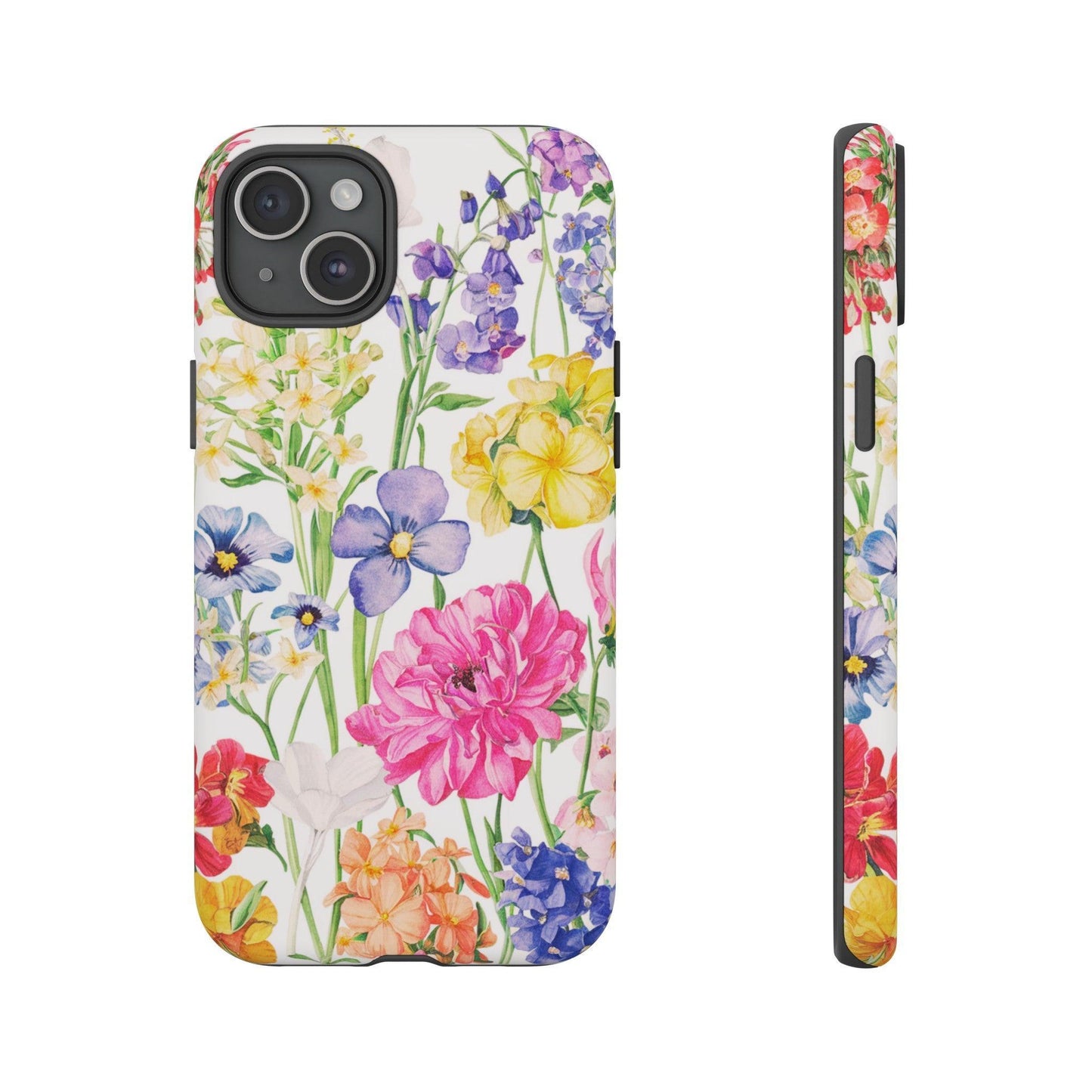 Tough Cellphone Case :" Eclectic Elegance Phone Case Collection" ( Floral patterns)