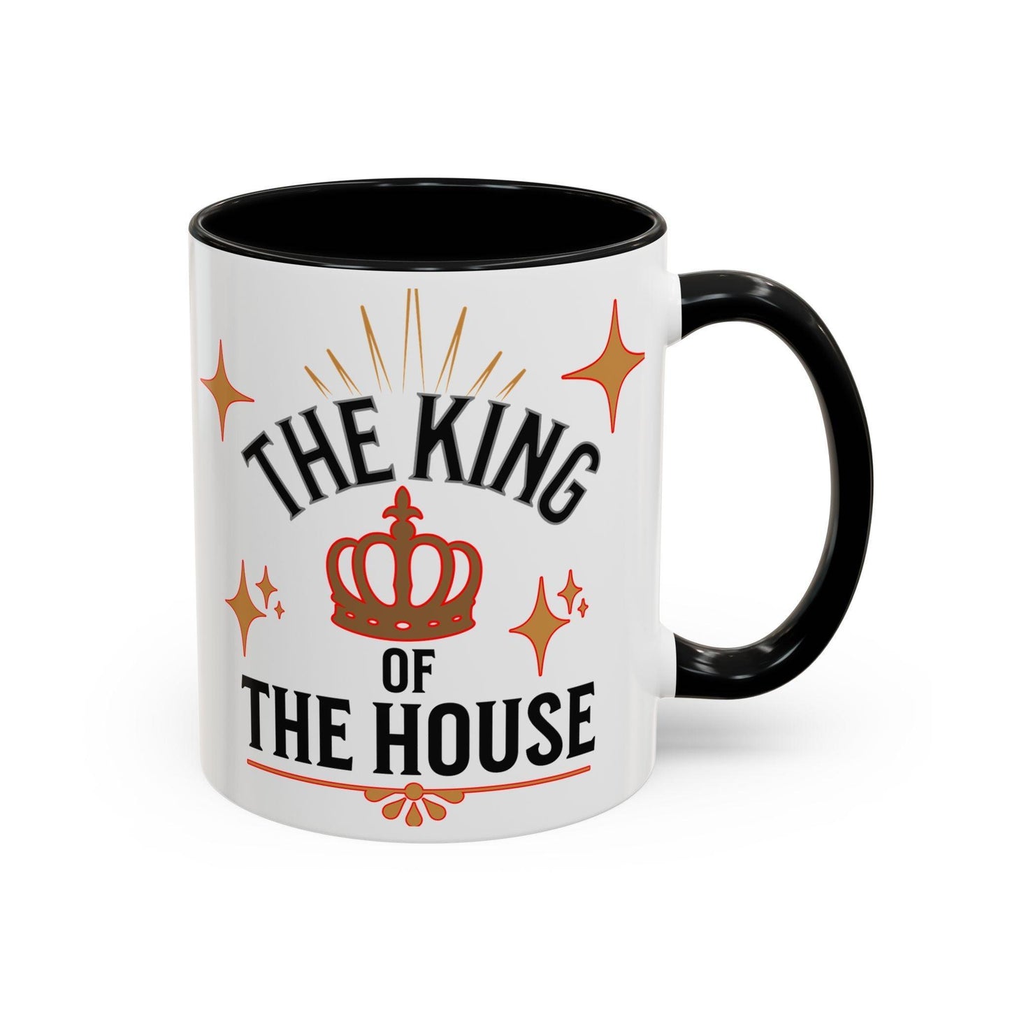 Royal Accent Coffee Mug   (11, 15oz)  " Dad, The King of the House Collection"