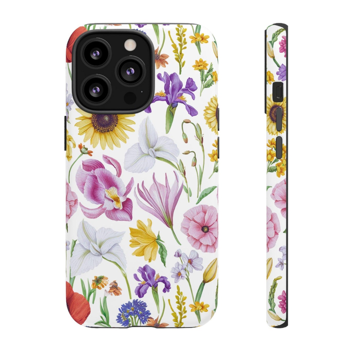 Tough Cellphone Case :" Eclectic Elegance Phone Case Collection" ( Floral patterns)