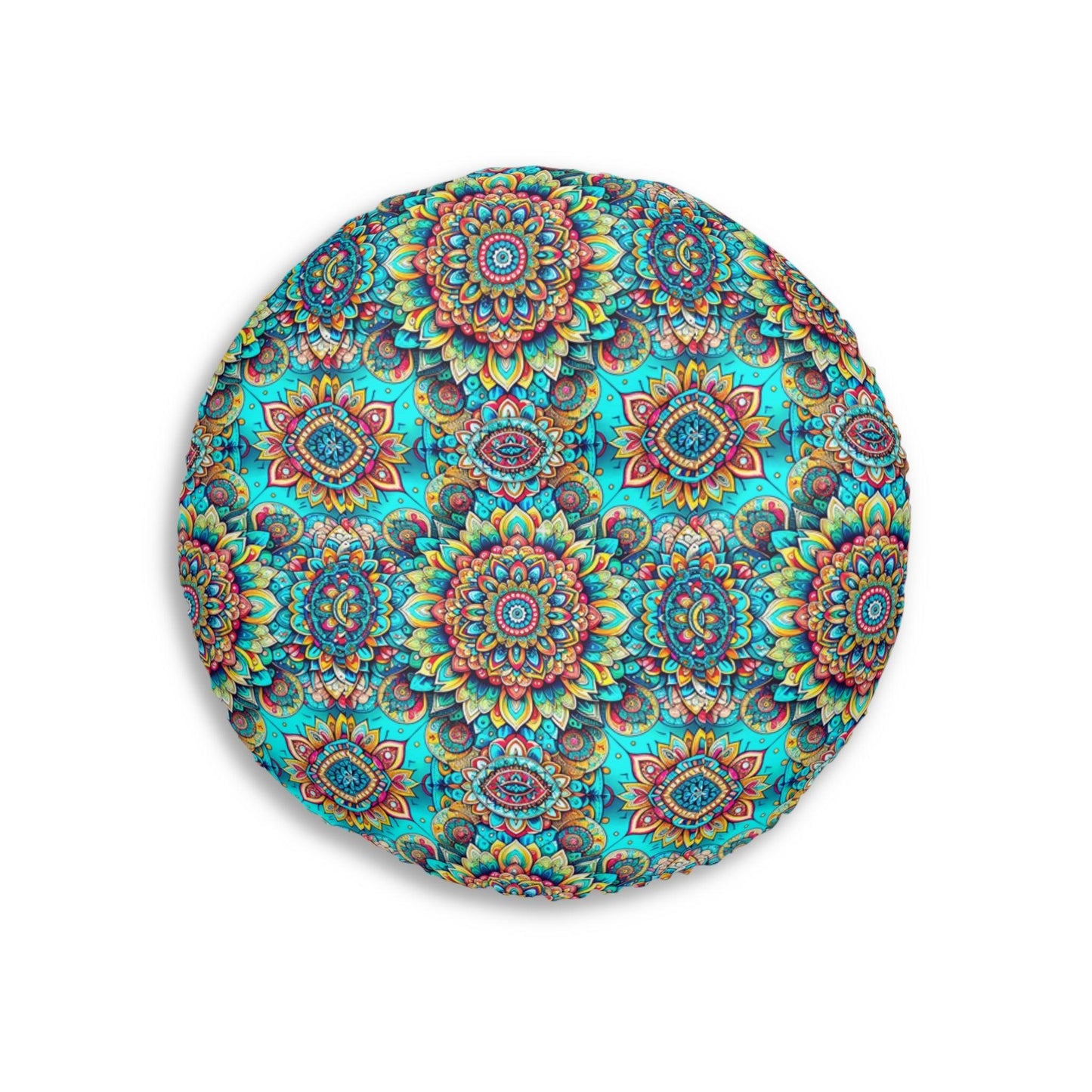 Yoga  Floor  Round Pillow | "Yoga Serenity Collection"