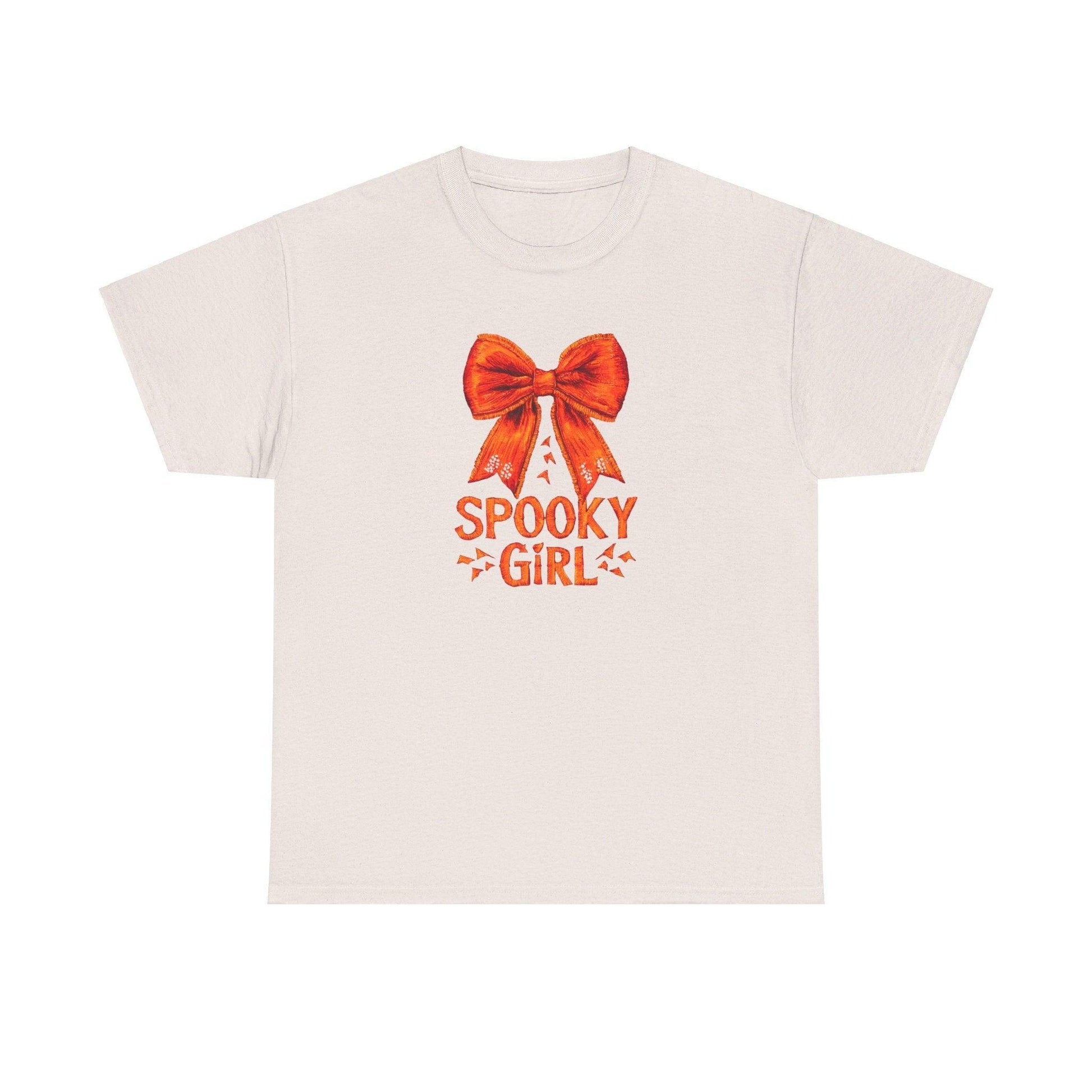 Spooky Girl Coquette Cotton Tee - Cosmic Creations by Karen