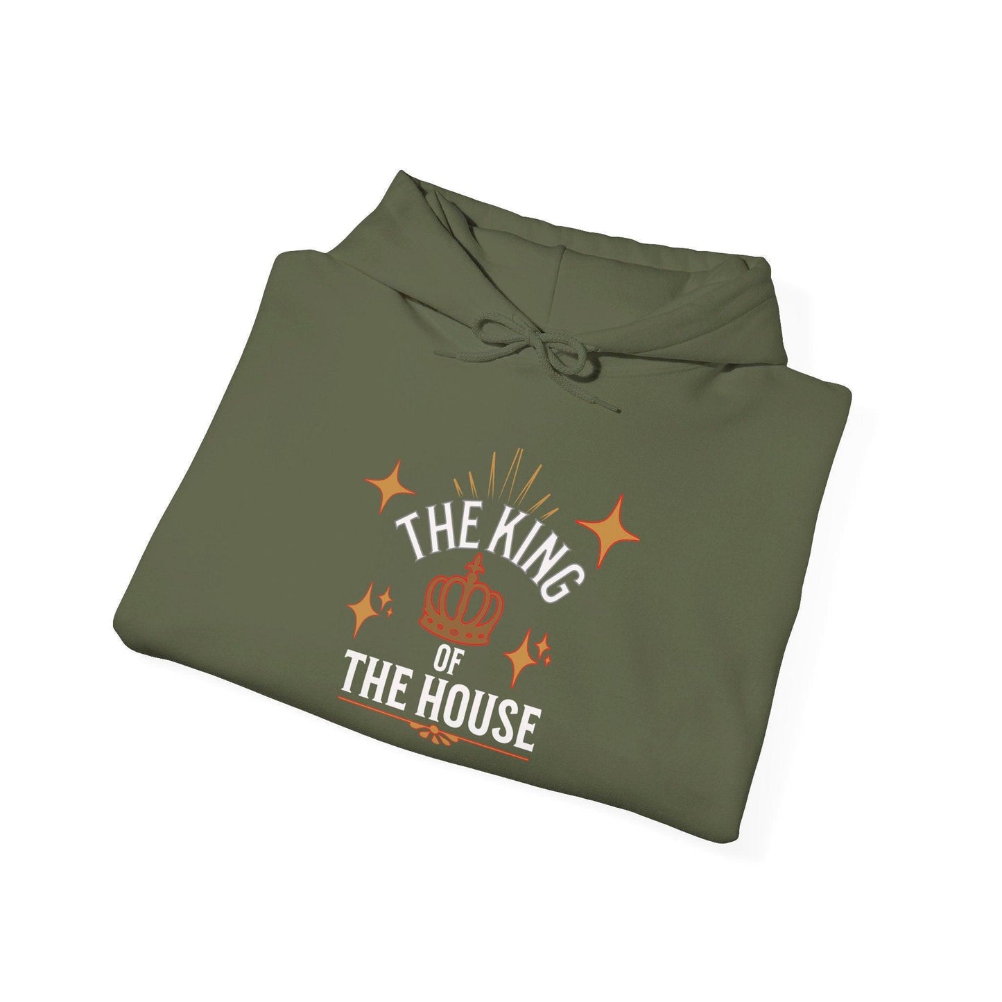 King's Heavy Blend Hooded Sweatshirt : "Dad, The King of the House Collection"