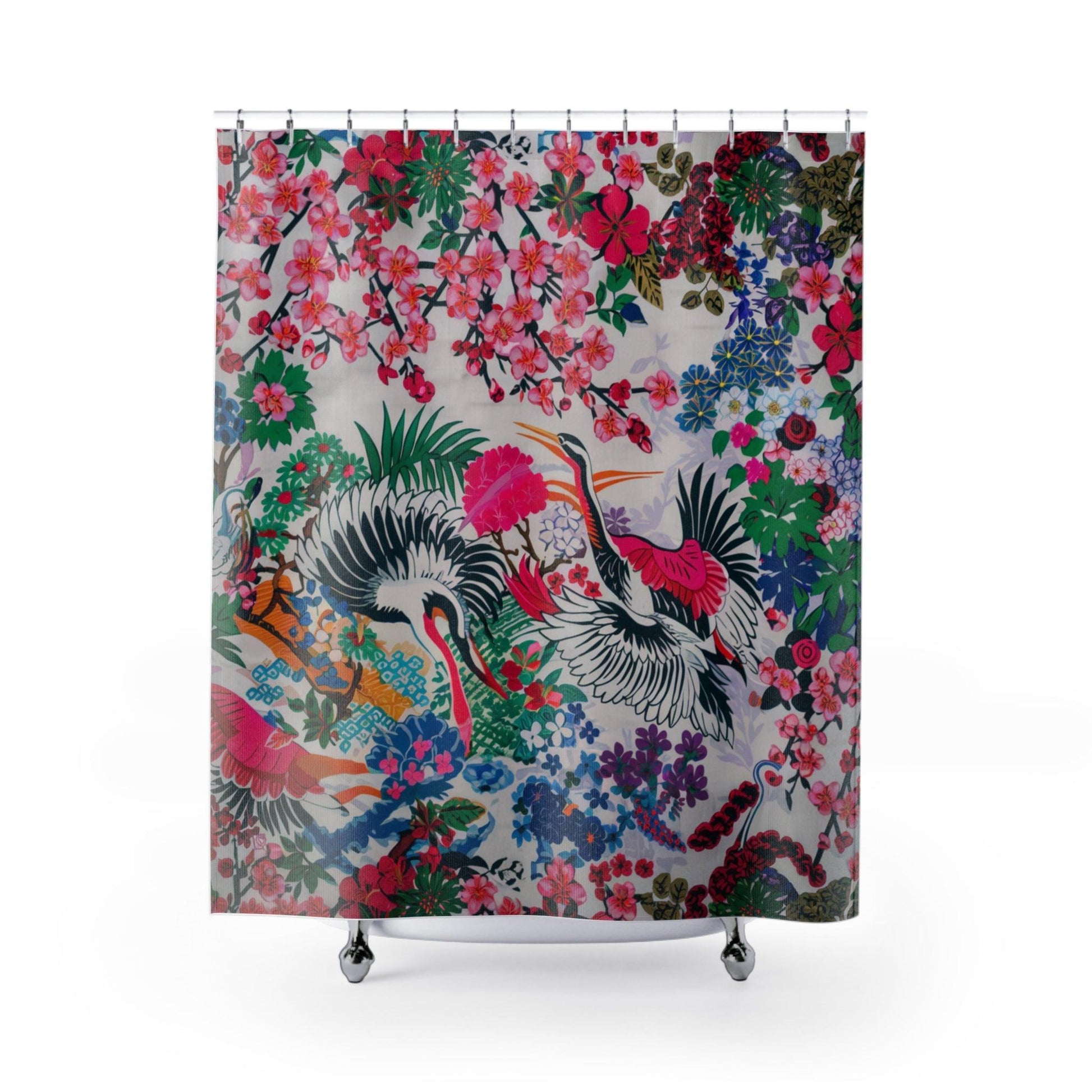 Elegant Shower Curtains Collection ( Japanese Patterns ) - Cosmic Creations by Karen