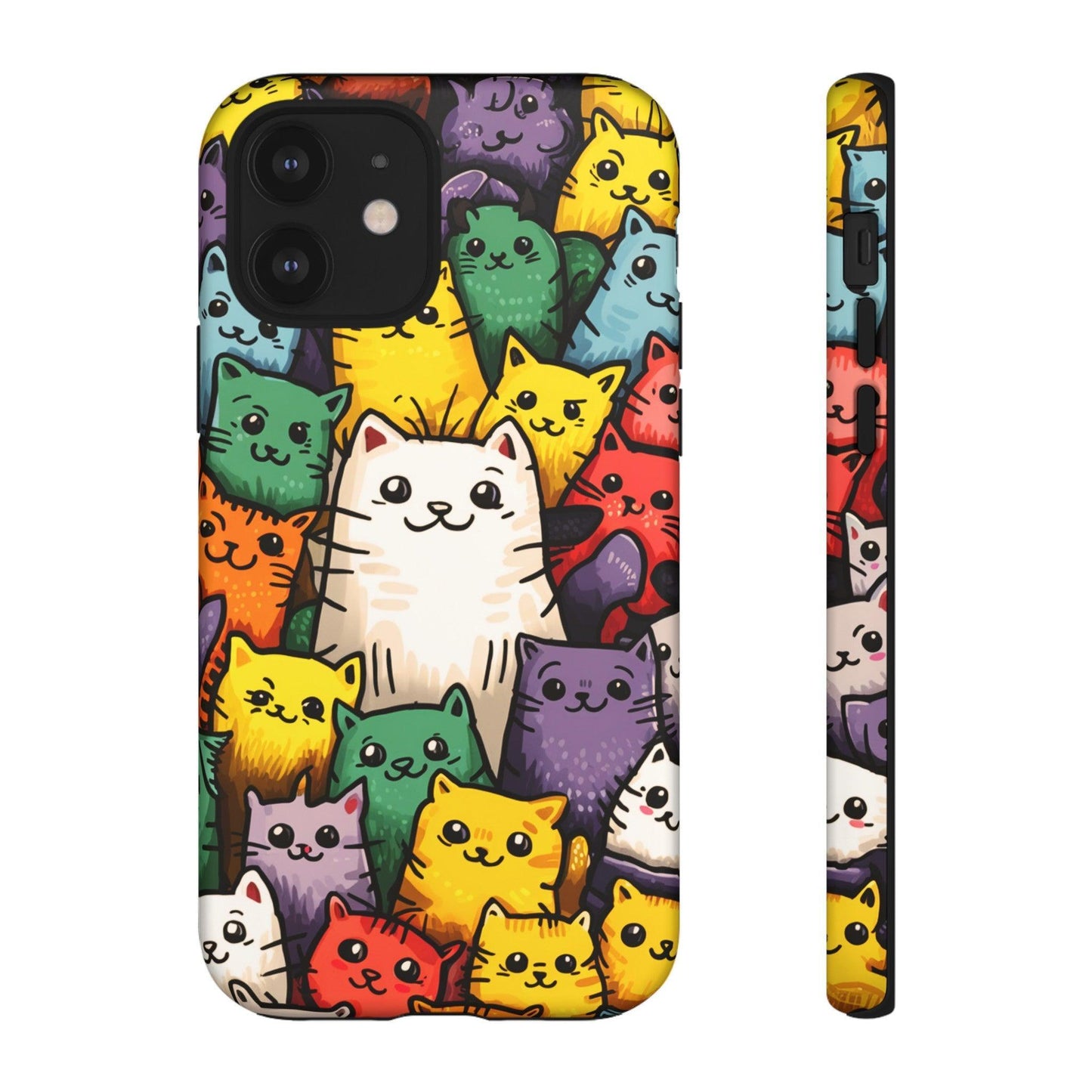 Cat Lovers Collection Tough Cellphone Case - Cosmic Creations by Karen