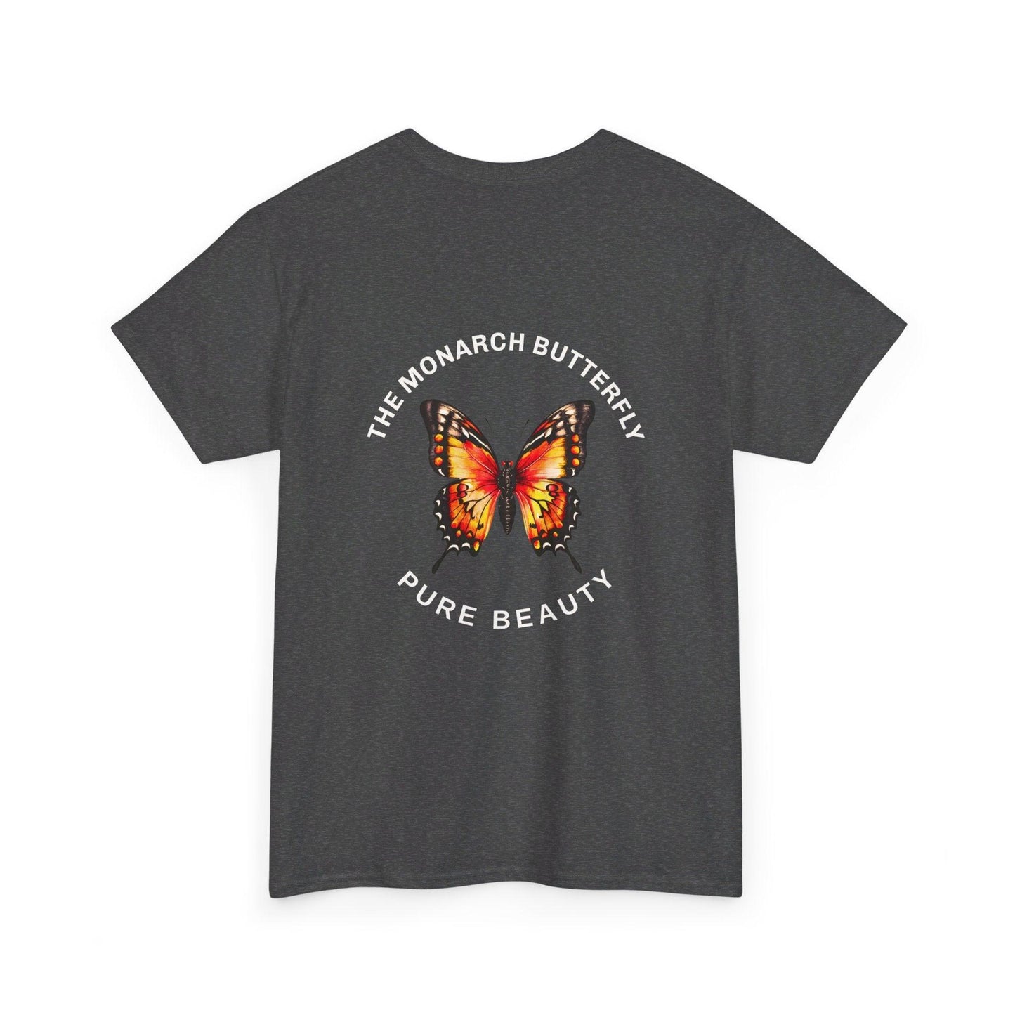 Camiseta unisex de algodón pesado: "La colección Mariposa Monarca"