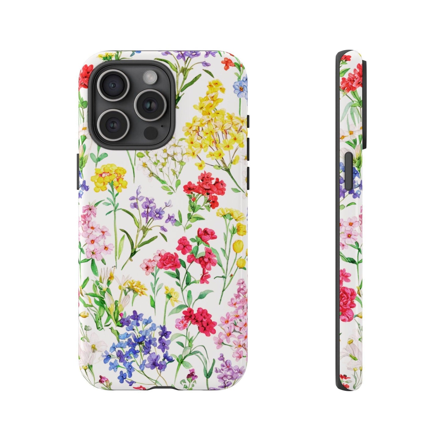 Tough Cellphone Case :" Eclectic Elegance Phone Case Collection" ( Floral patterns)