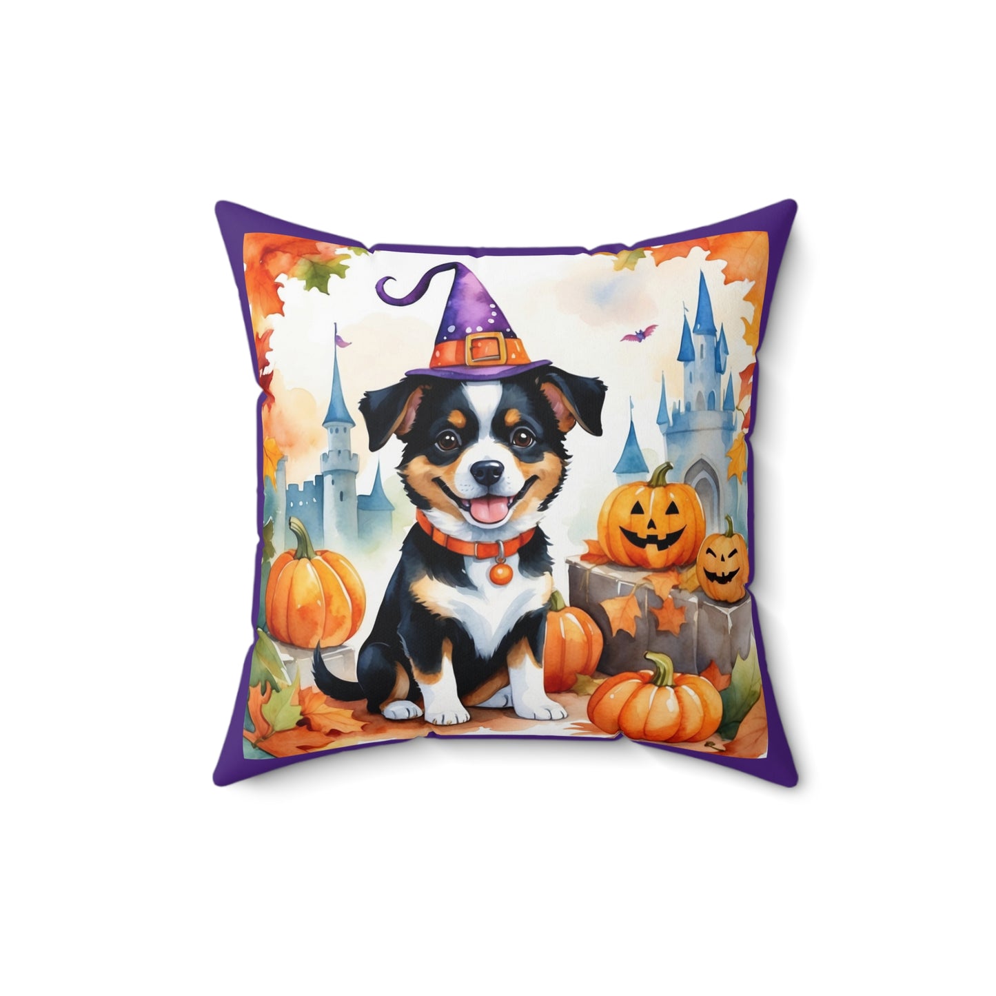 Halloween cute dog  Square Pillow