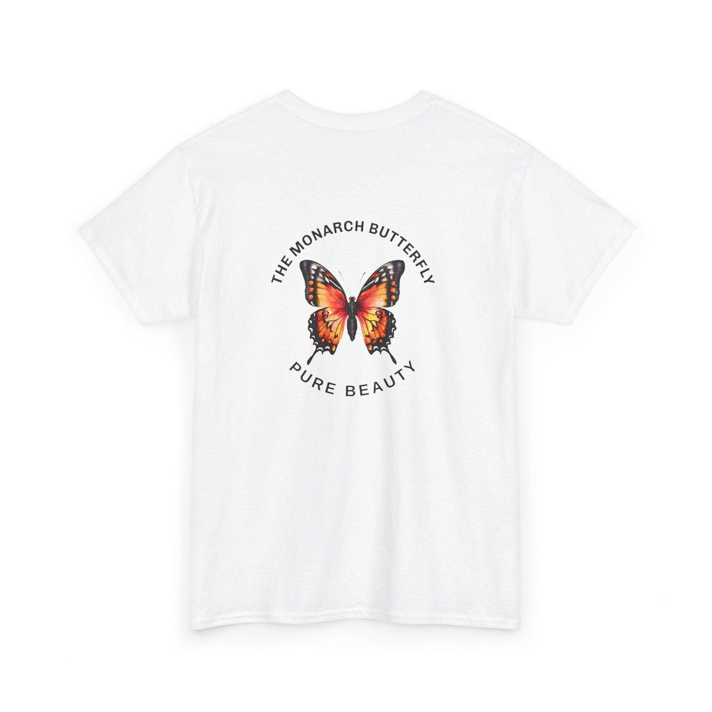 Camiseta unisex de algodón pesado: "La colección Mariposa Monarca"