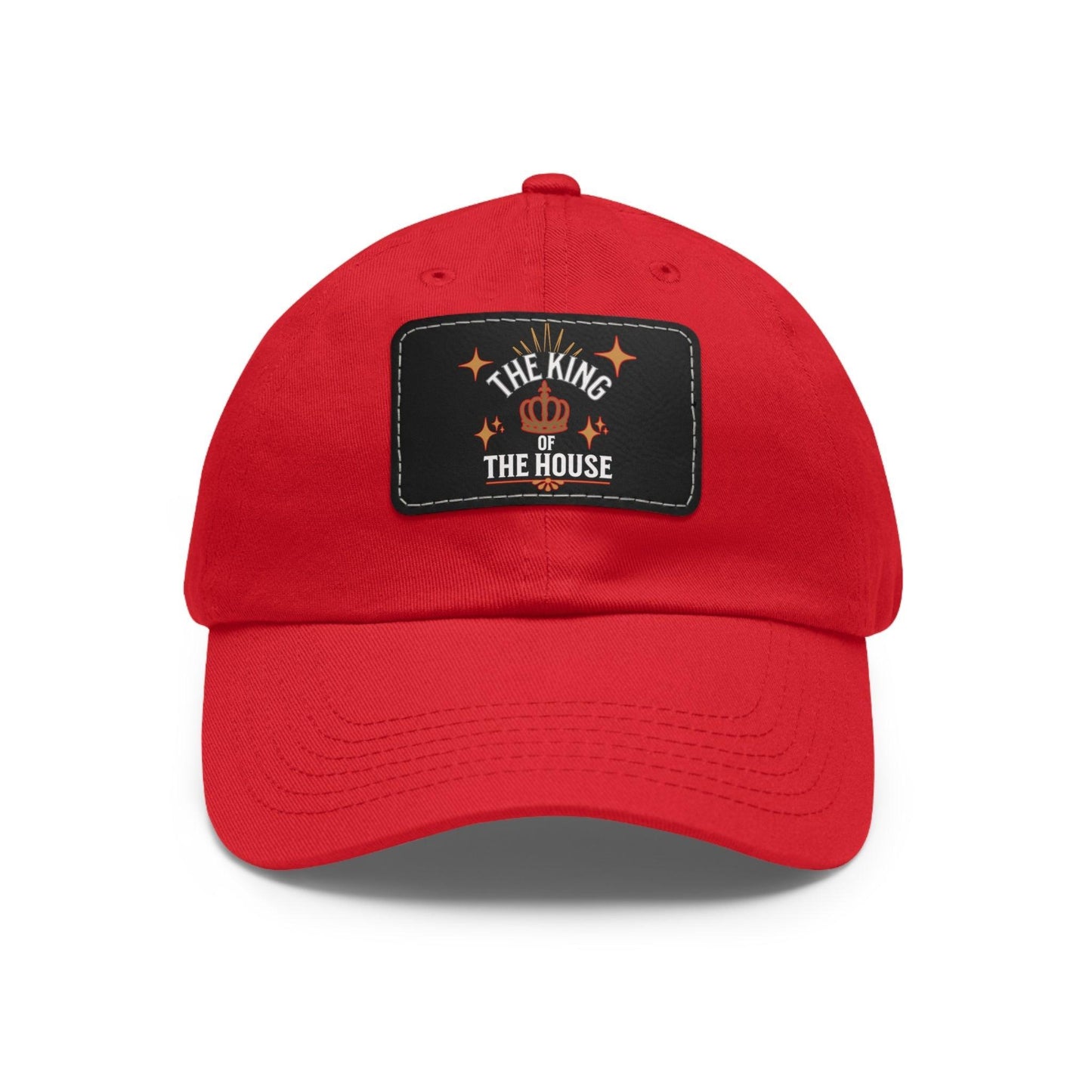 Leather Patch King's Dad Hat :  "Dad, The King of the House Collection"