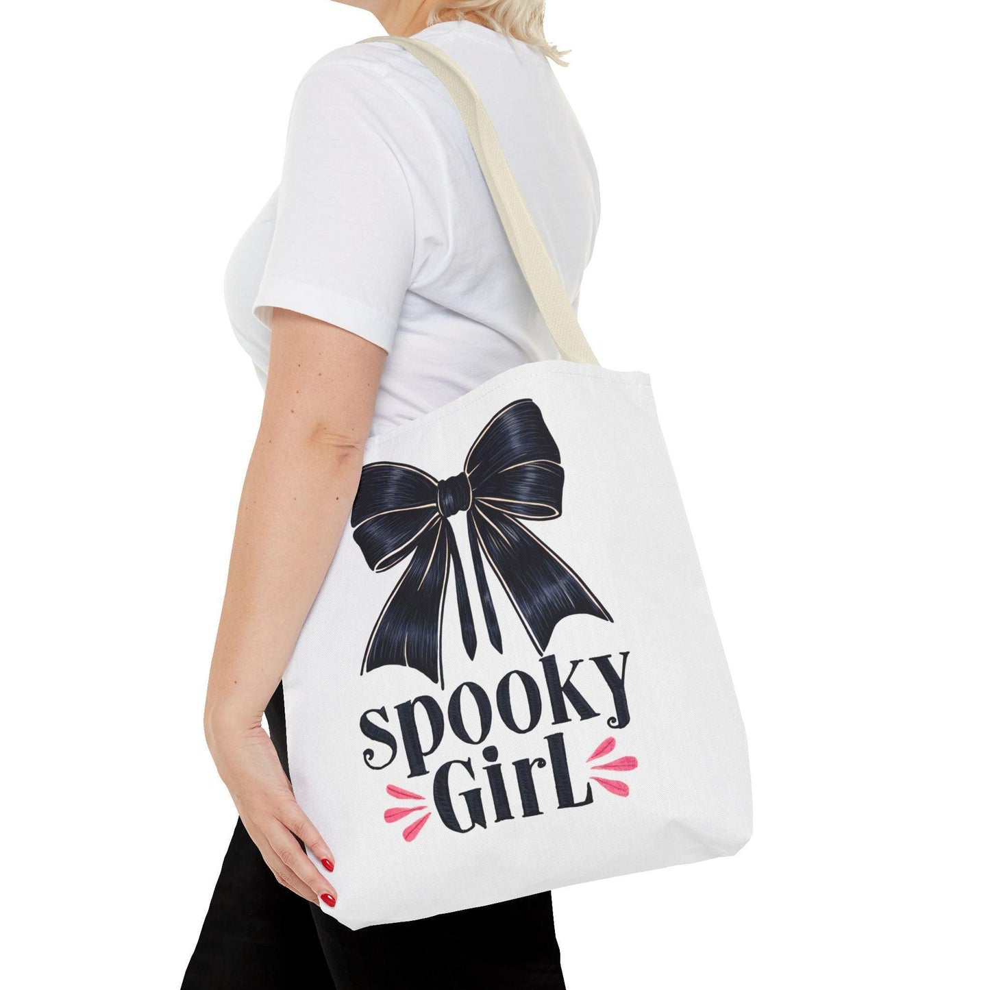 Spooky Girl Halloween Tote Bag - Cosmic Creations by Karen