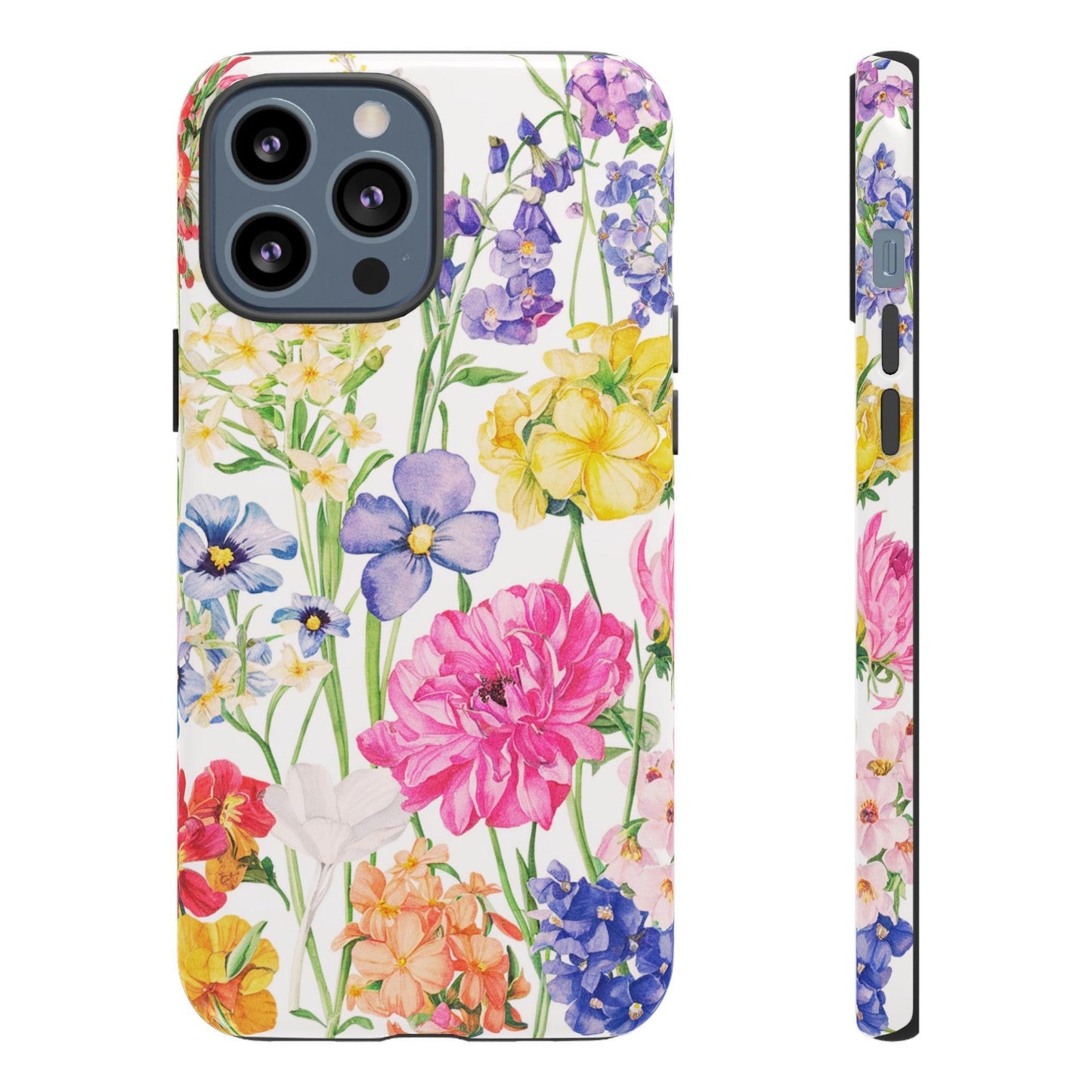 Tough Cellphone Case :" Eclectic Elegance Phone Case Collection" ( Floral patterns)