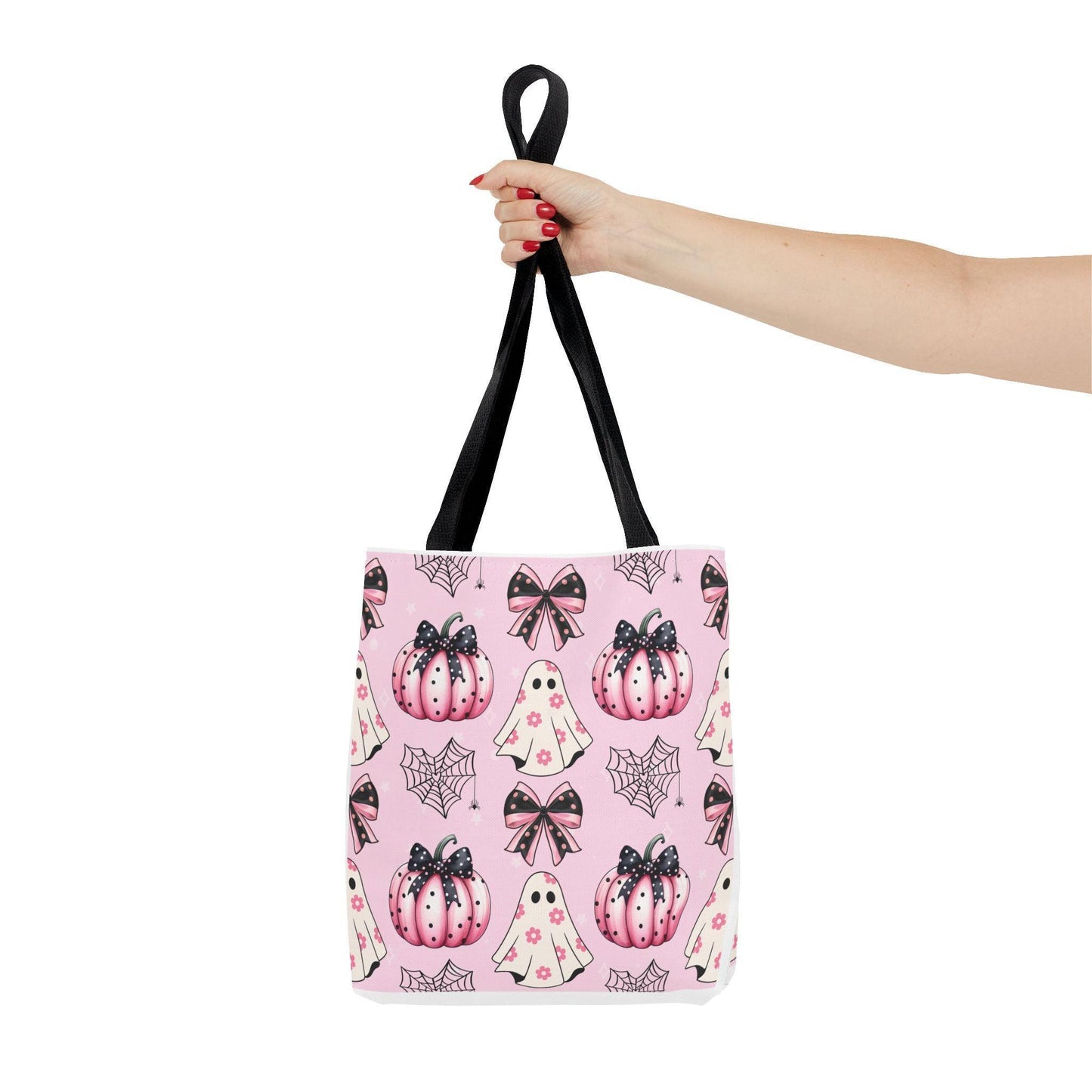 Coquette Halloween Pink Tote Bag - Cosmic Creations by Karen