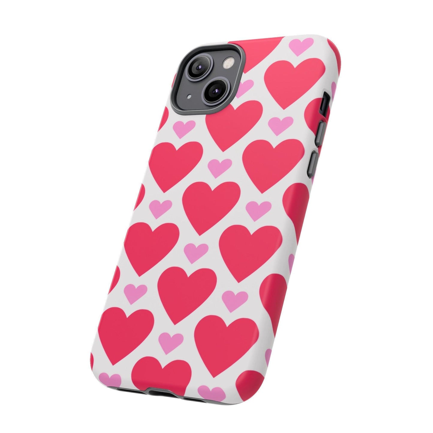 Tough Phone Case :" Eclectic Elegance Phone Case Collection" ( Hearts patterns)