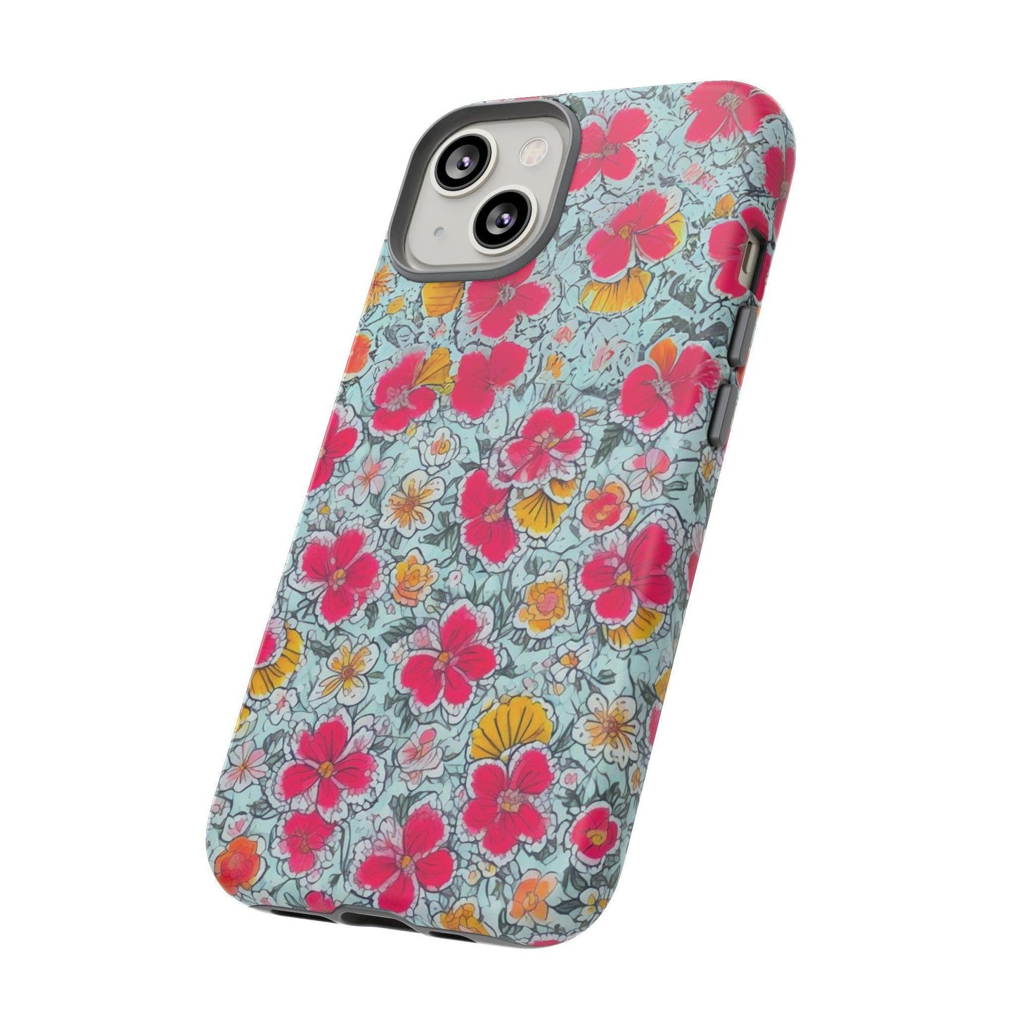 Tough Cellphone Case :" Eclectic Elegance Phone Case Collection" ( Floral patterns)