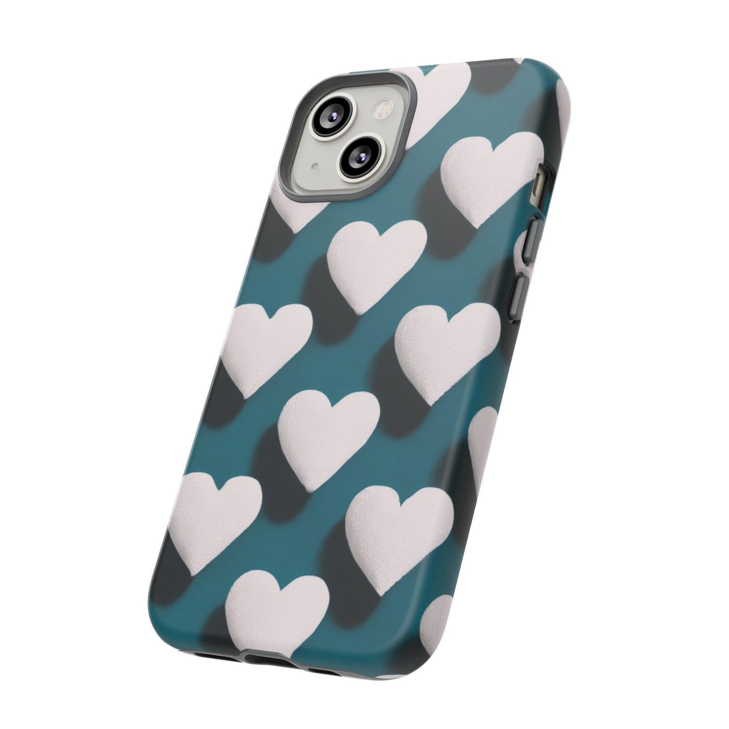 Tough Phone Case :" Eclectic Elegance Phone Case Collection" ( Hearts patterns)