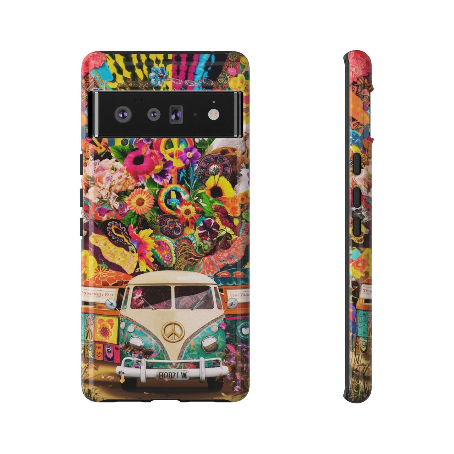 Tough Phone Case :" Eclectic Elegance Phone Case Collection" ( Hippie Style patterns)