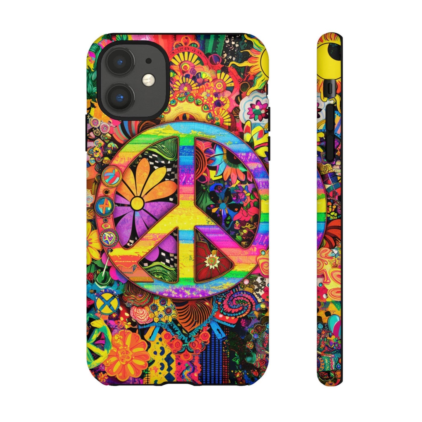 Tough Phone Case :" Eclectic Elegance Phone Case Collection" ( Hippie Style patterns)