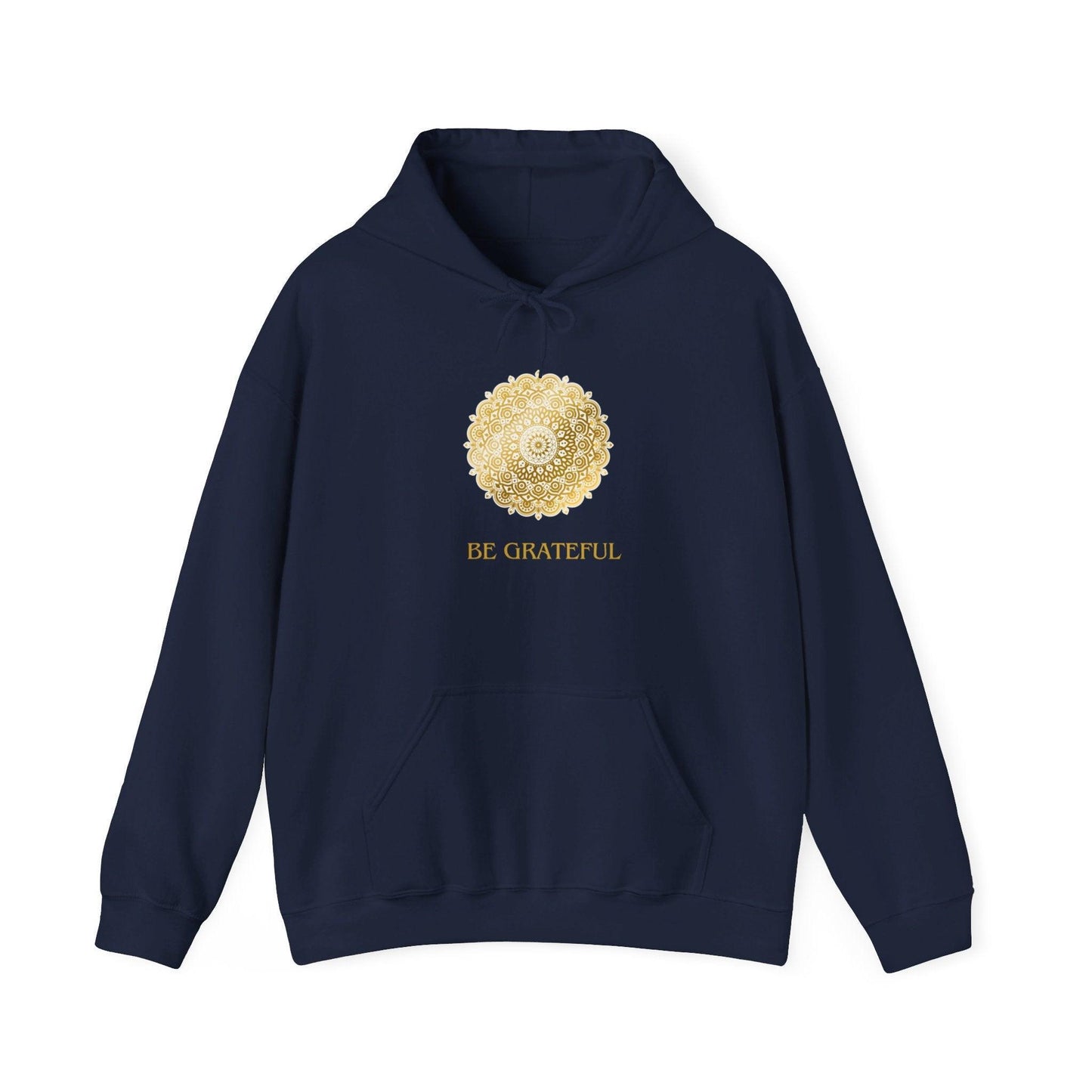 Enjoy the Present Moment & Be Grateful Unisex Heavy Blend™ Hooded Sweatshirt: - Cosmic Creations by Karen