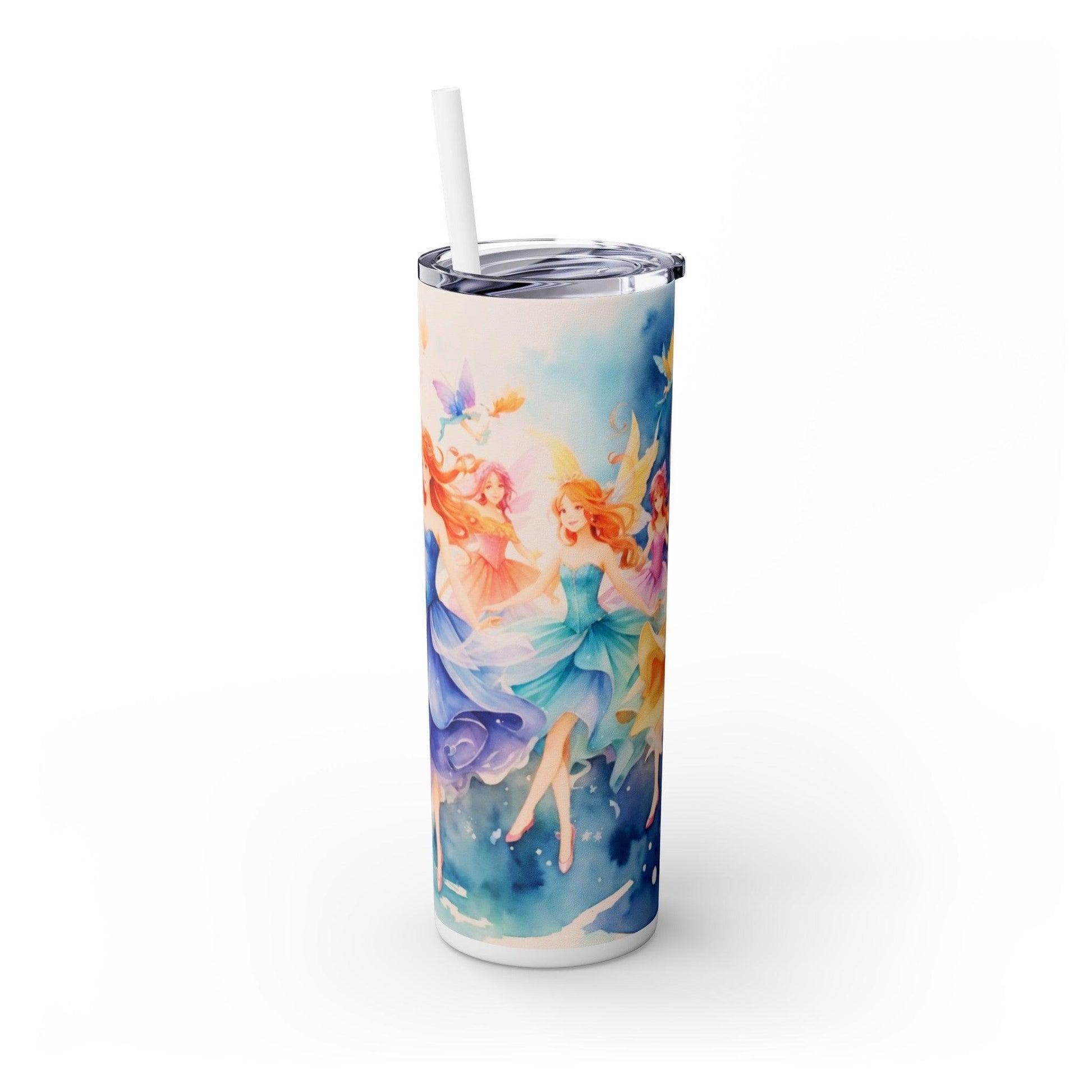 Whimsical Sips Skinny Tumbler Collectionr | Tumblerwith Straw, 20oz | keep your drinks hot for 12h and cold for 24h - Cosmic Creations by Karen