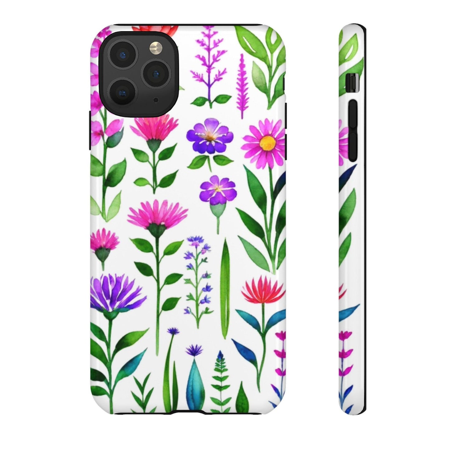 Tough Phone Case :" Eclectic Elegance Phone Case Collection" ( Floral pattern)