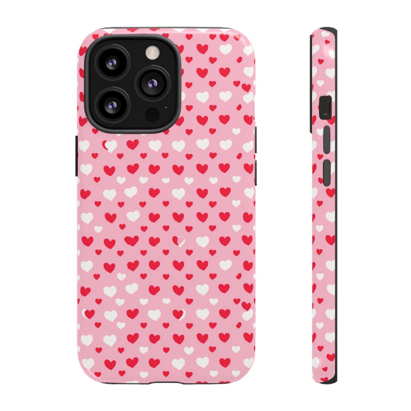 Tough Phone Case :" Eclectic Elegance Phone Case Collection" ( Hearts patterns)