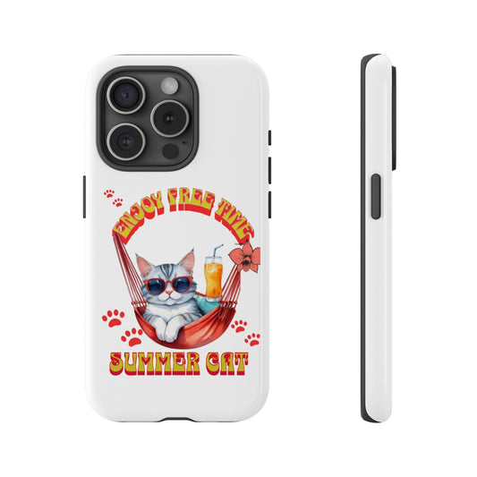 Cat Lovers Collection Tough Cellphone Case - Cosmic Creations by Karen