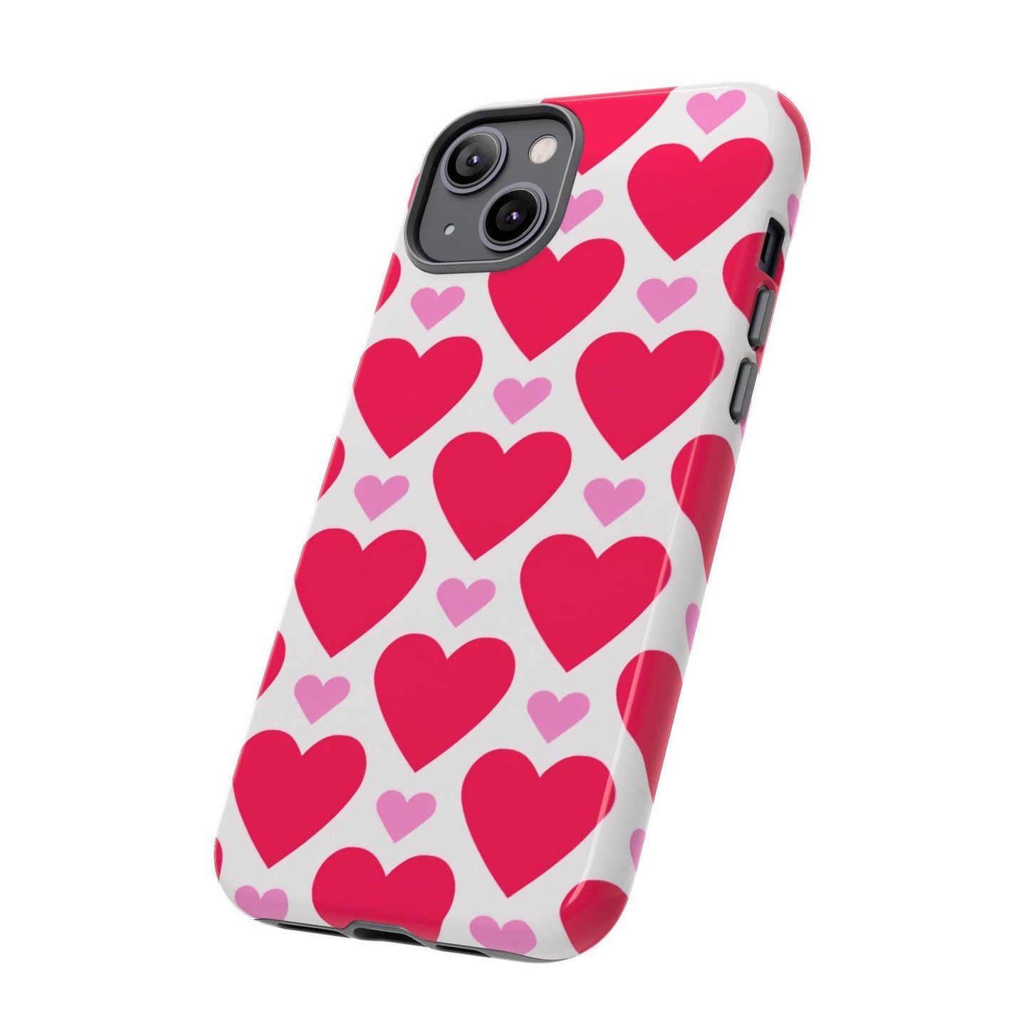 Tough Phone Case :" Eclectic Elegance Phone Case Collection" ( Hearts patterns)