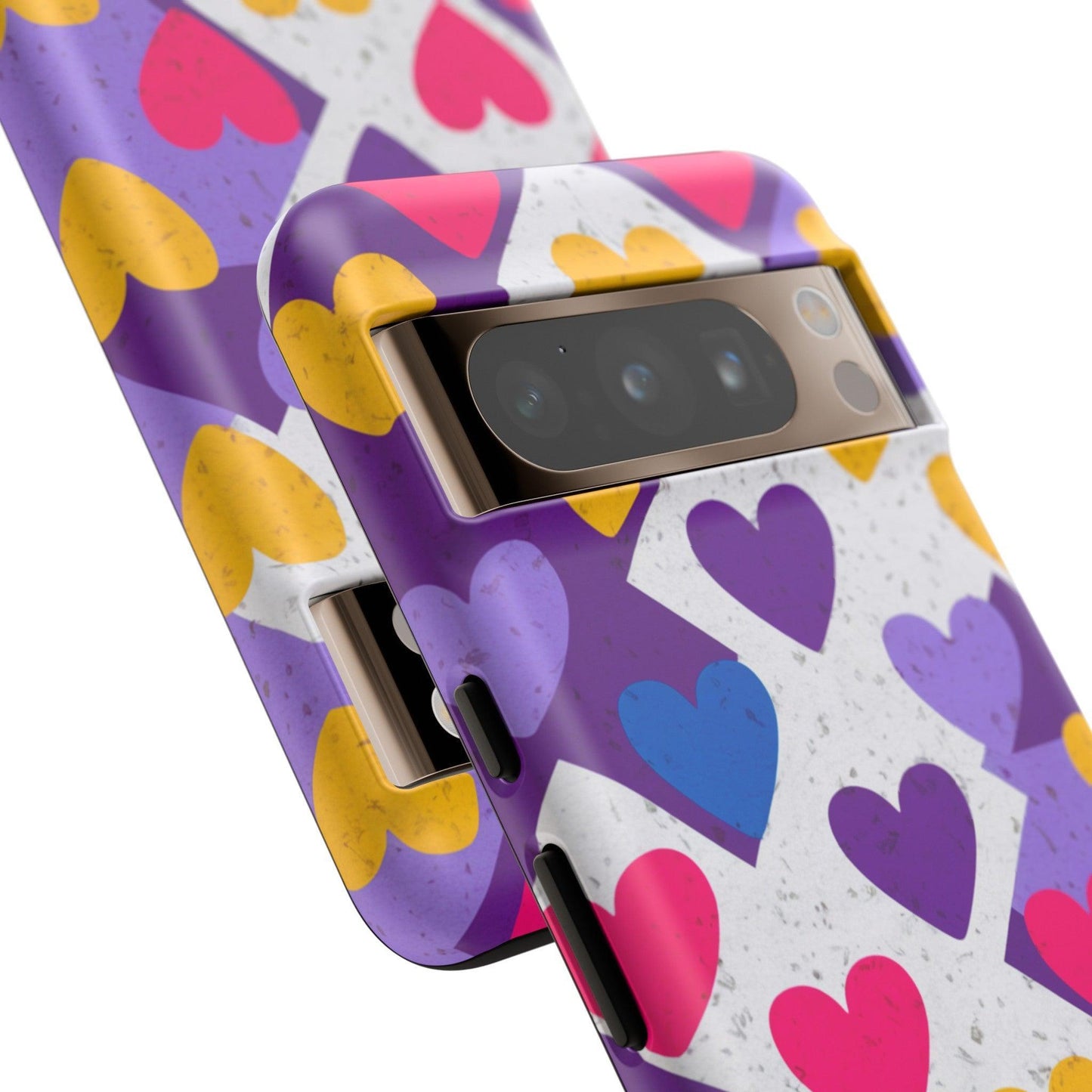 Tough Phone Case :" Eclectic Elegance Phone Case Collection" ( Hearts patterns)